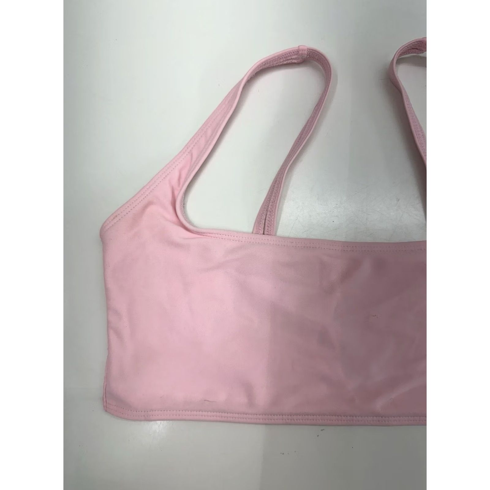 Shein Shein Womens Swimsuit Bikini Top Size Large Pink Scoop Neck Top No Padding Size L / US 10 / IT 46 - 2 Thumbnail