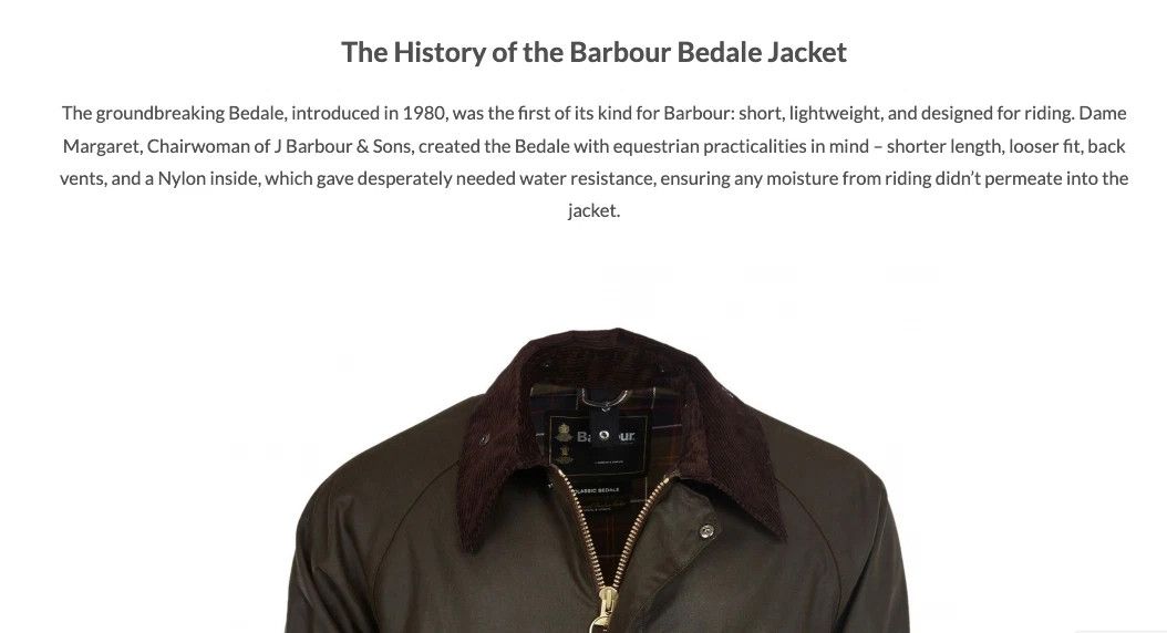 Barbour sz 44~Black~Barbour Classic BEDALE Wax Jacket U.K. made Size US M / EU 48-50 / 2 - 5 Thumbnail