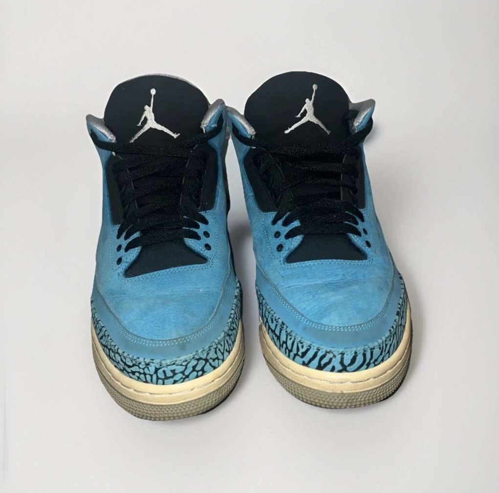 Jordan Brand × Vince Staples Signed Vince Staples Jordan 3 Retro Powder Blue Size 12 Size US 12 / EU 45 - 7 Thumbnail