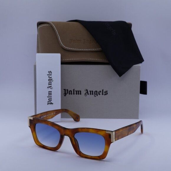 Palm Angels Palm Angels PERI101 WESTPORT 2449 Sunglasses Havana Cat Eye Size ONE SIZE - 10 Thumbnail