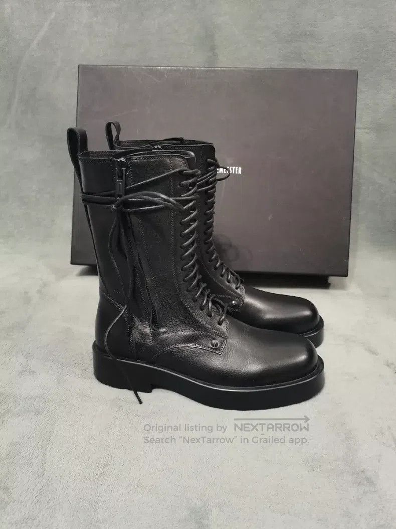 Ann Demeulemeester Ann Demeulemeester 40.5/41.5 mid-leg leather boots Size US 7.5 / EU 40-41 - 3 Thumbnail