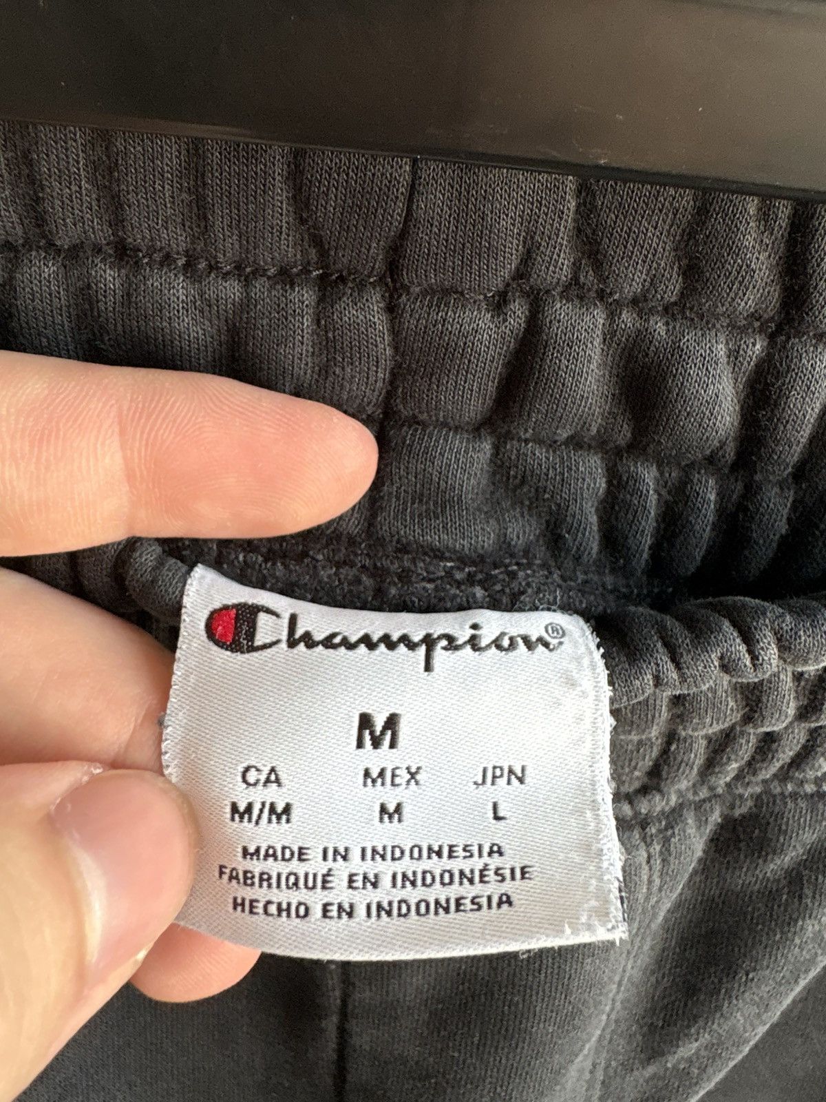Champion Champion Sweatpants Joggers Faded Black Vintage Streetwear Size US 30 / EU 46 - 7 Thumbnail
