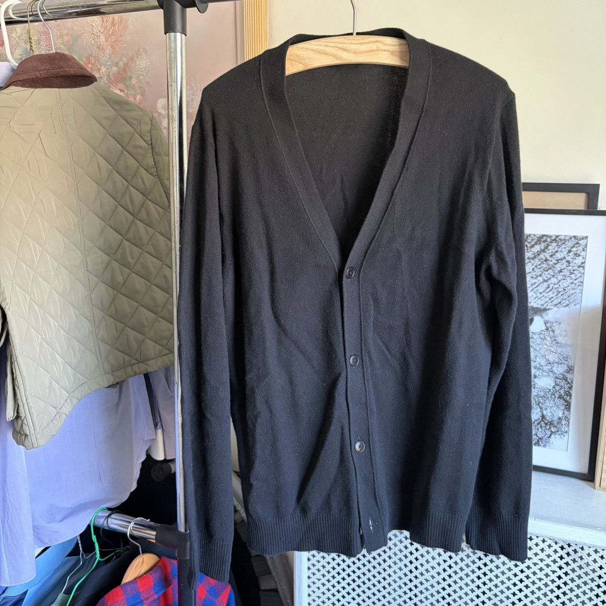 Jil Sander × Uniqlo Uniqlo +J Jil Sander Merino Blend Cardigan Black XL Size US XL / EU 56 / 4 - 1 Thumbnail