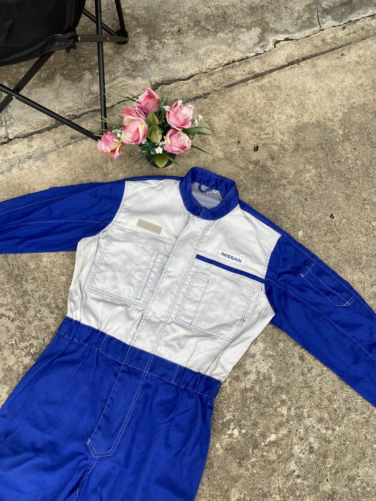 NASCAR Vintage Nissan Workwear Overalls Size US 34 / EU 50 - 5 Thumbnail