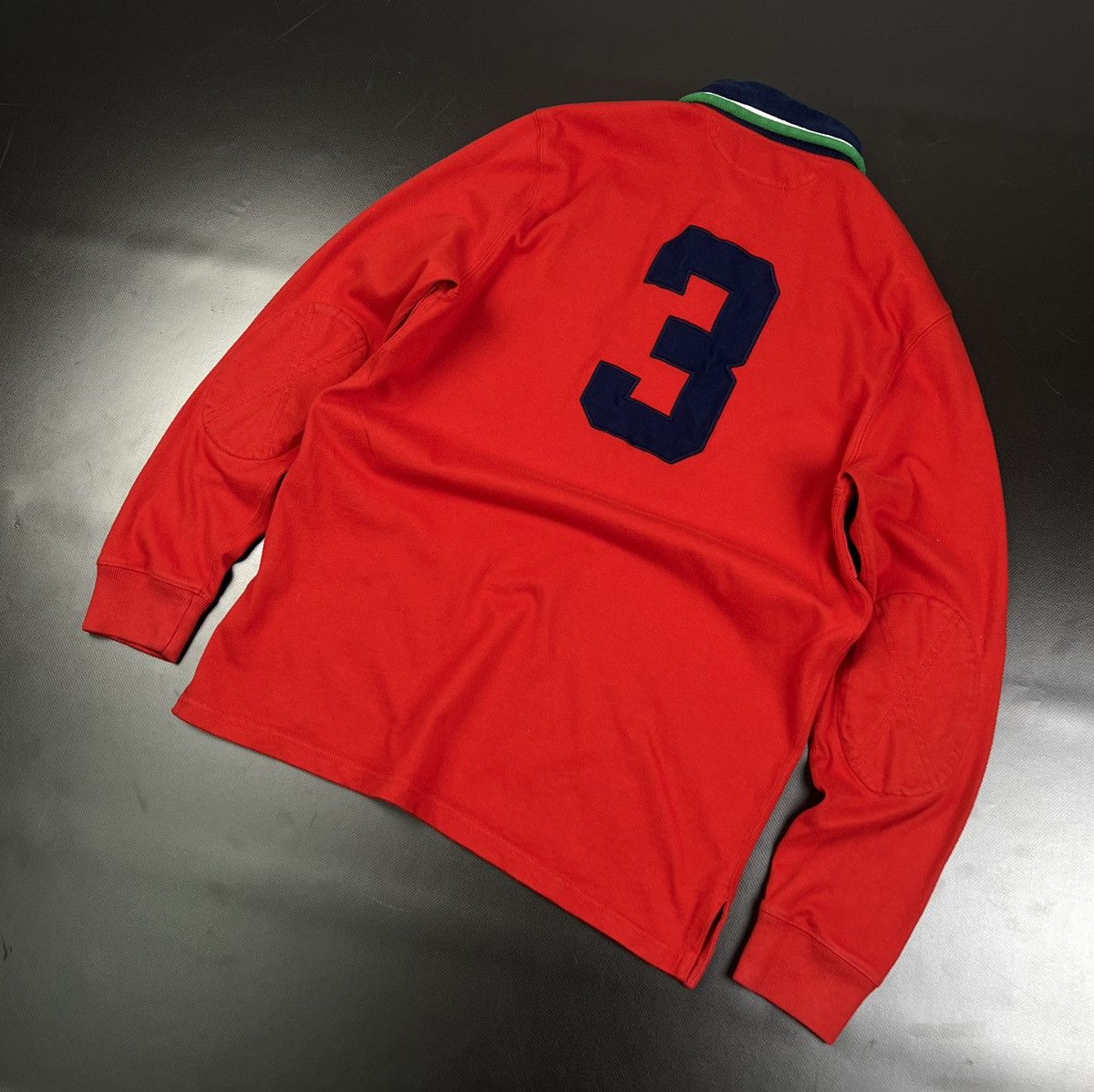 Polo Ralph Lauren × Rugby Ralph Lauren × Vintage Vintage Polo Ralph Lauren Rugby Long Sleeve Big Logo 3 Size US M / EU 48-50 / 2 - 2 Thumbnail