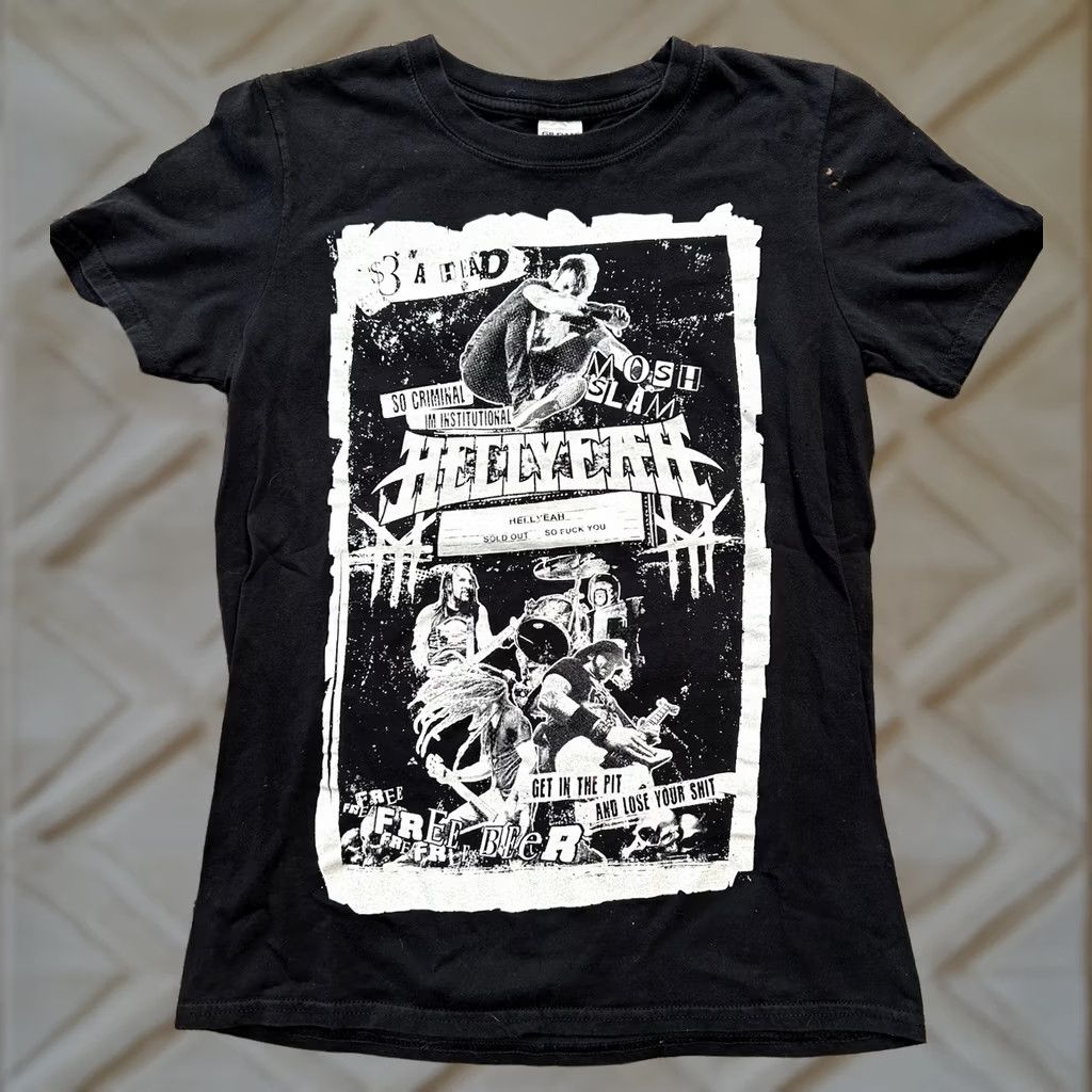 Vintage Hellyeah T-Shirt Women S Concert Black Size Small Size S / US 4 / IT 40 - 1 Thumbnail