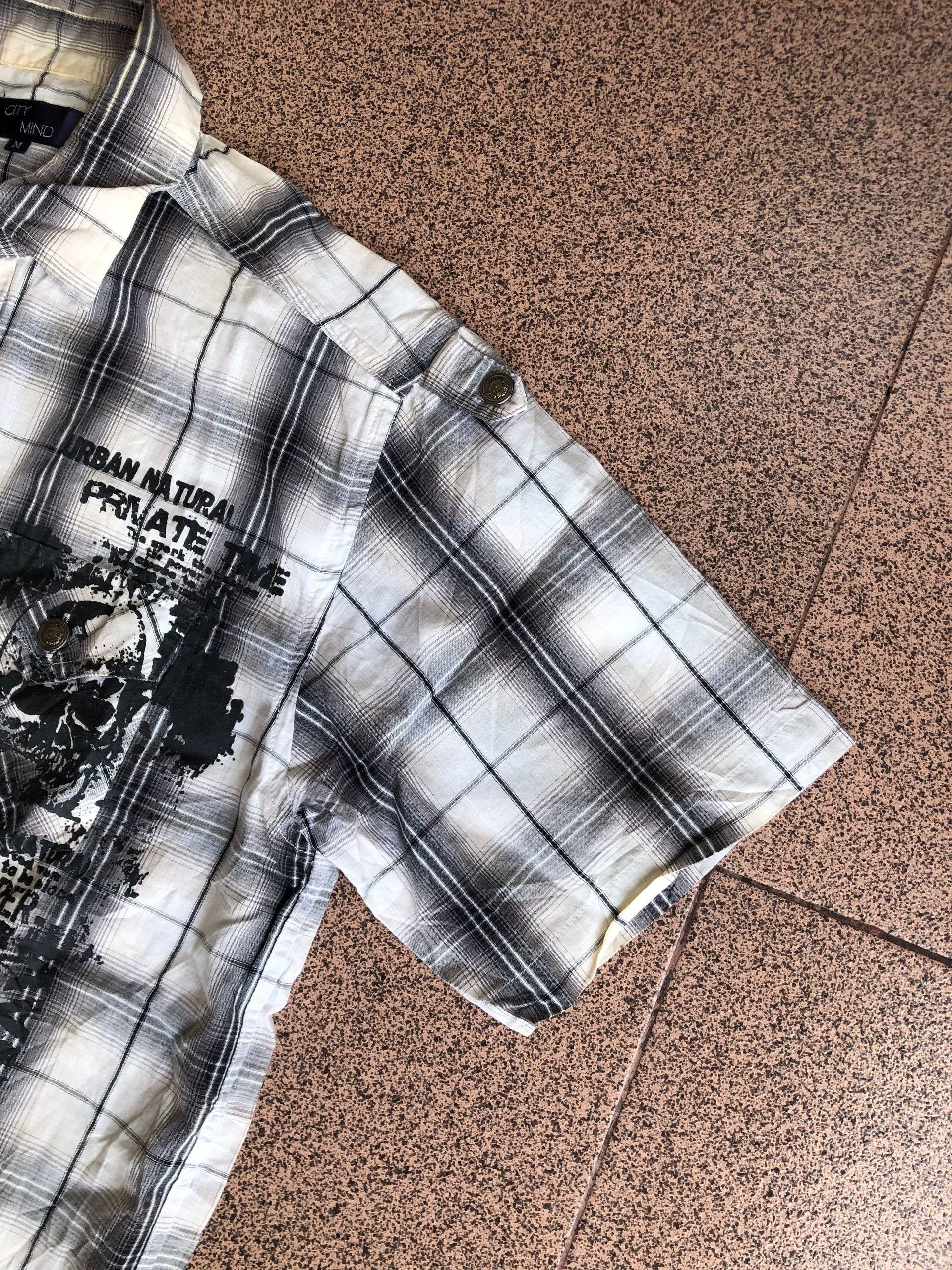 If Six Was Nine 2000s Vkei Style Poem City Mind Shirt not lgb Size US L / EU 52-54 / 3 - 5 Thumbnail