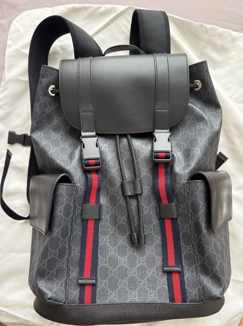 Gucci Gucci 49556 Gg Supreme Tiger Bag Pack Rucksack Canvas Men Size ONE SIZE - 1 Thumbnail