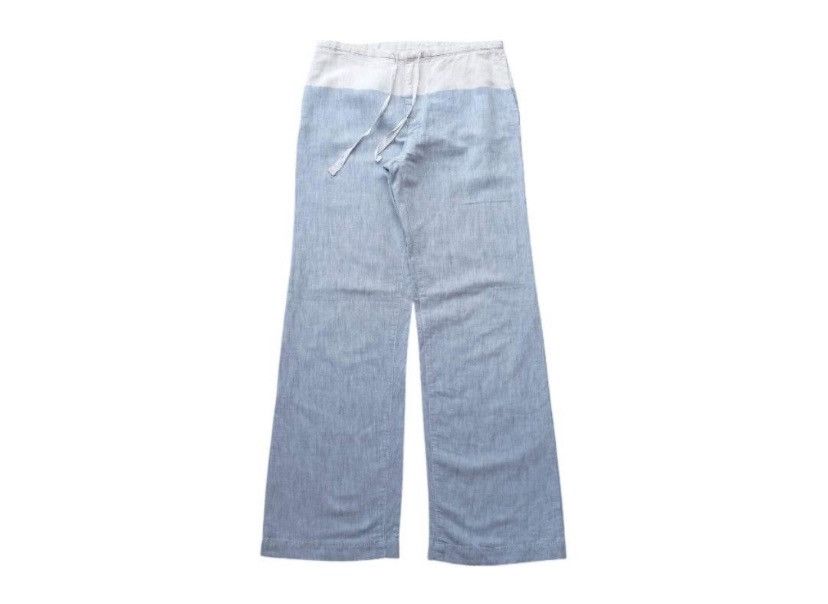 45rpm × Japanese Brand × Kapital Vintage 45rpm Two Tones Linen Cotton Loose Pants Size US 30 / EU 46 - 1 Thumbnail
