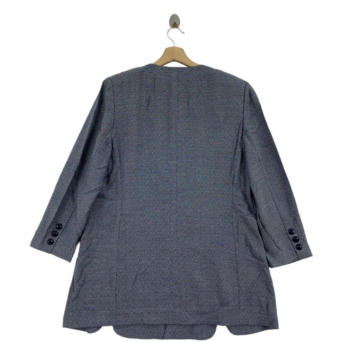 Japanese Brand LEILIAN Japanese Brand Button Up Casual Navy Blouse Coat Size M / US 6-8 / IT 42-44 - 3 Thumbnail