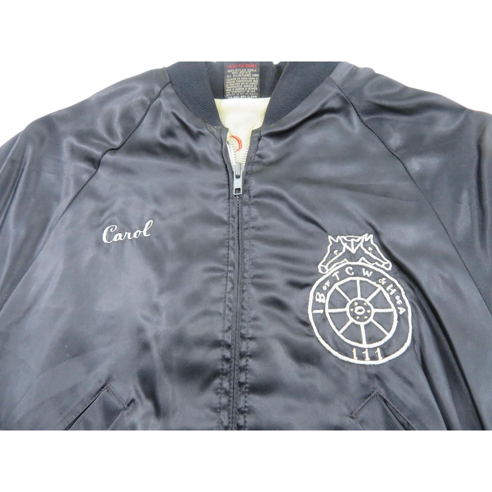 Other Rolling Thunder Horse Black Jacket Sz 14-16 XS 70s/80s Size XS / US 0-2 / IT 36-38 - 4 Thumbnail