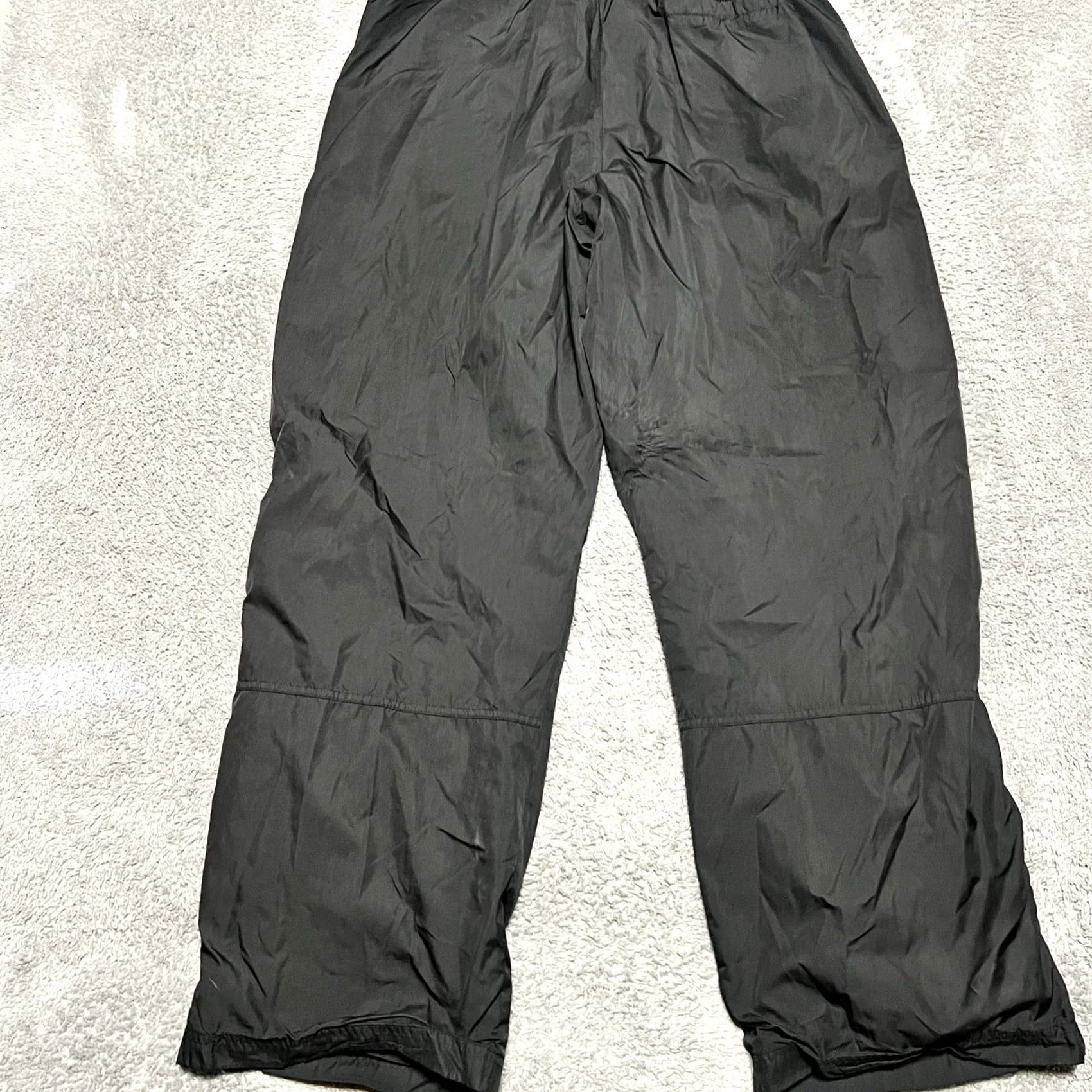 Nike VINTAGE 90s Nike Track Pants Mens XXL Black Cuffed Windbreaker Swoosh Ankle Zip Pants Mens Black 90s Nike Track Windsuit? Size 48R - 5 Thumbnail