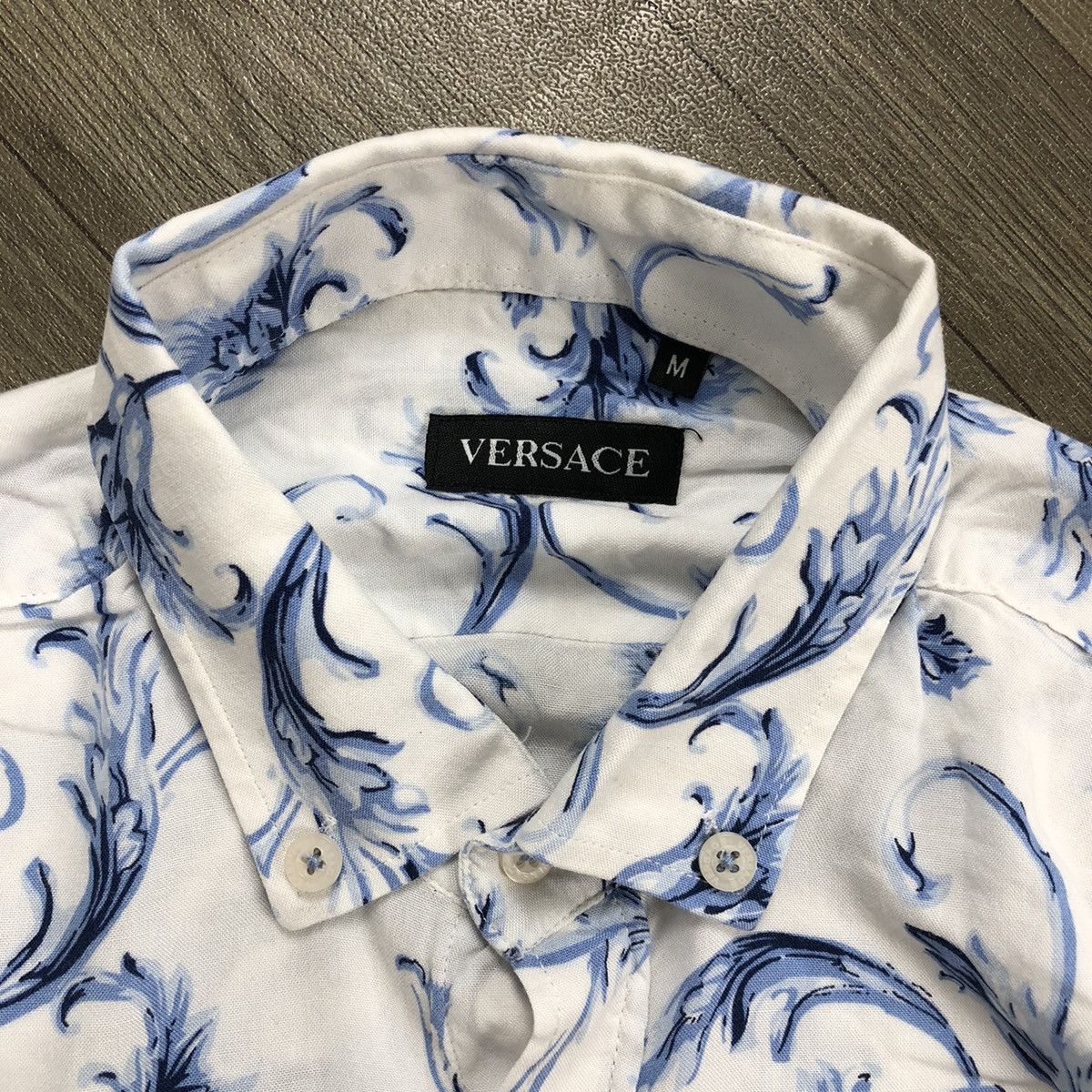 Versace Vintage Luxury Shirt Versace Floral Button Up Size US M / EU 48-50 / 2 - 4 Thumbnail