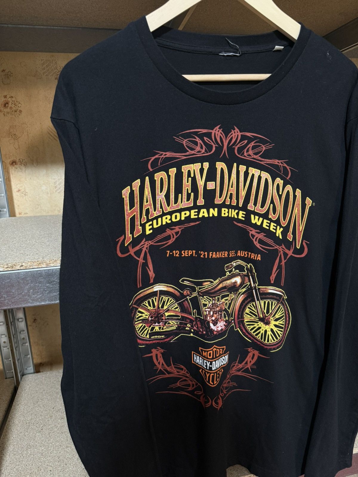Band Tees × Harley Davidson × Vintage Vintage 2021 Harley Davidson Motorcycles Longsleeve T-Shirt Size US XL / EU 56 / 4 - 3 Thumbnail