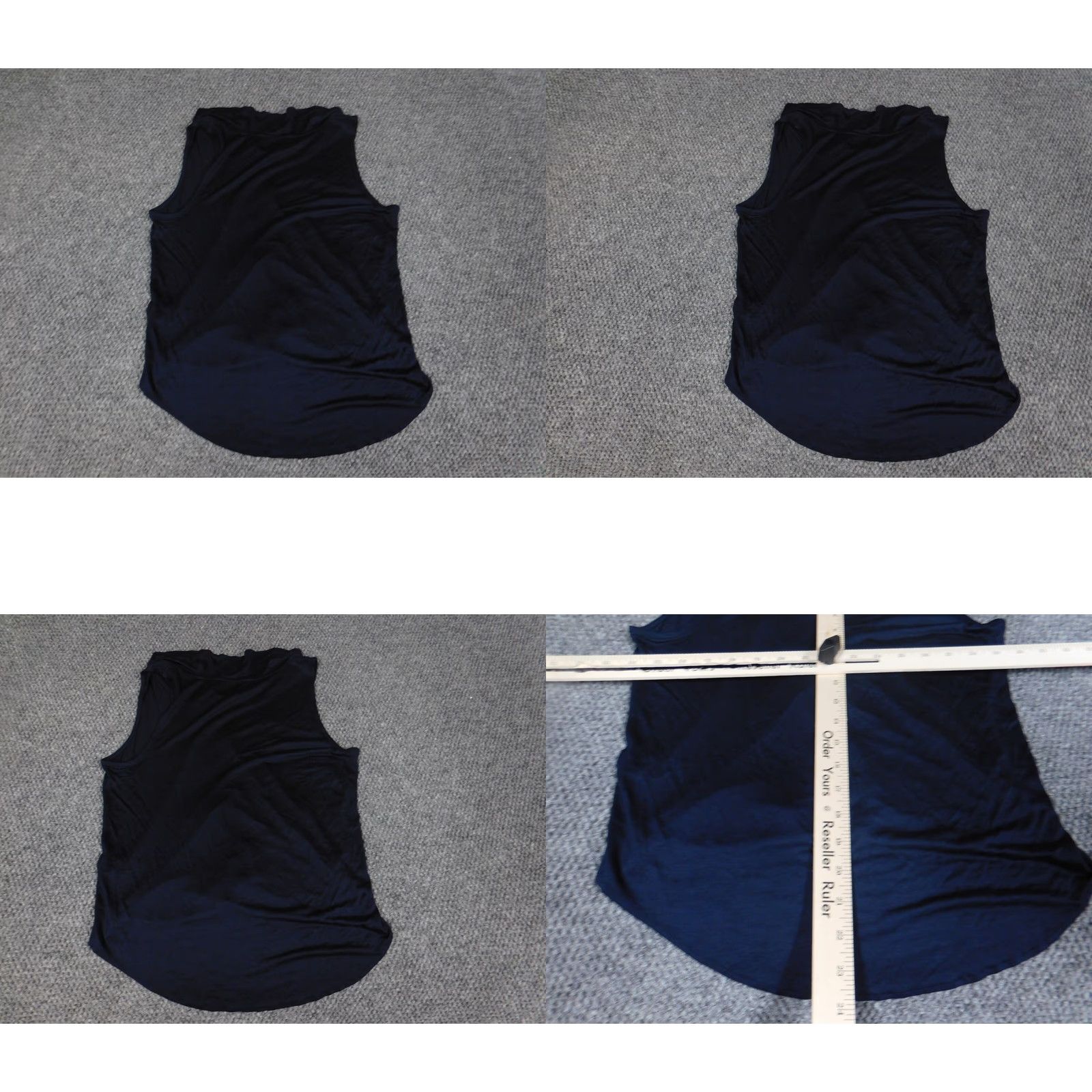 Banana Republic Banana Republic Blouse Womens XS Blue Crew Neck Sleeveless Rayon Stretch Pullover Casual Top Tank Regular Size XS / US 0-2 / IT 36-38 - 8 Thumbnail