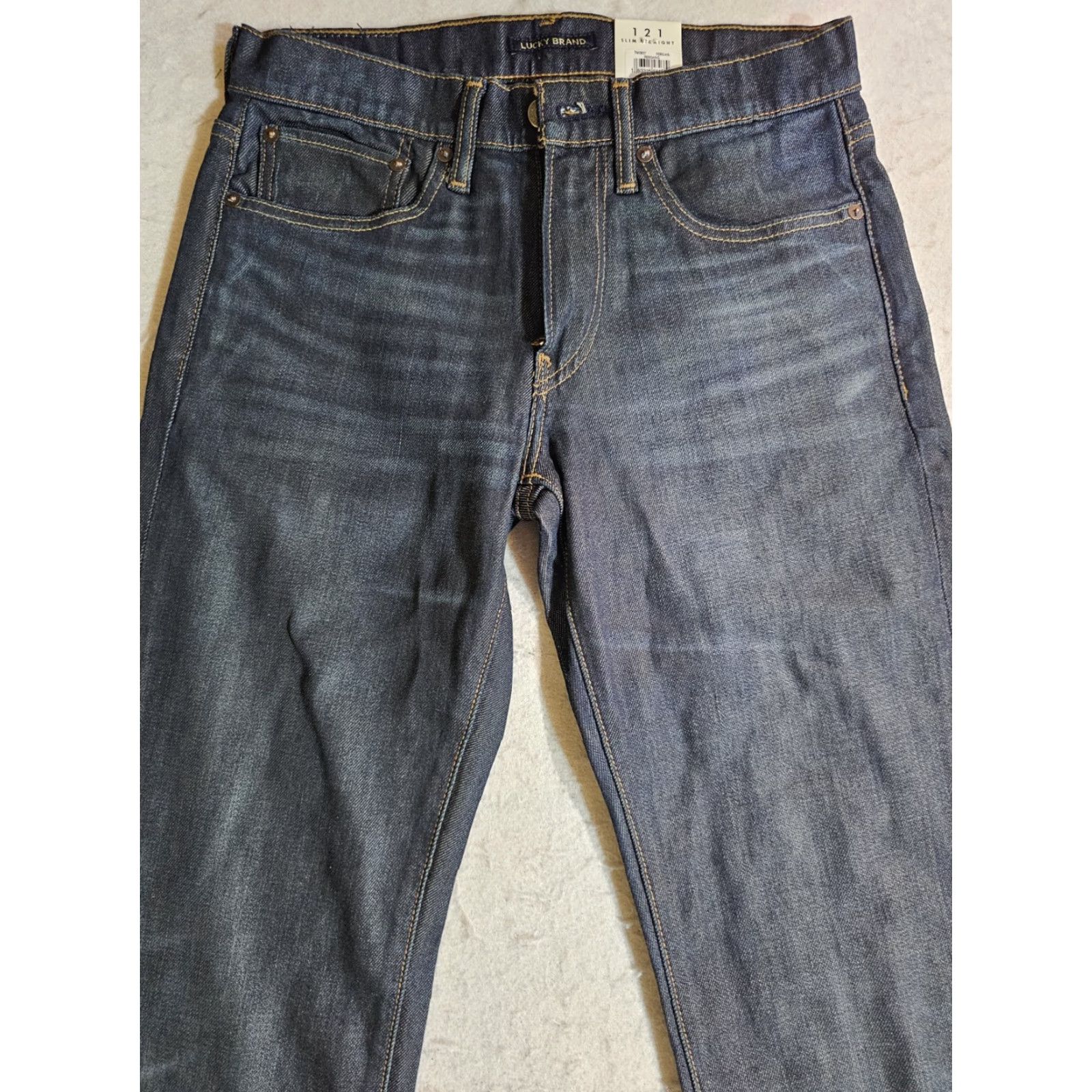 Lucky Brand NWTs Lucky Brand Mens Size 28x32 Preshing 121 Slim Straight Jeans Stretch Casual Denim Size US 28 / EU 44 - 2 Thumbnail