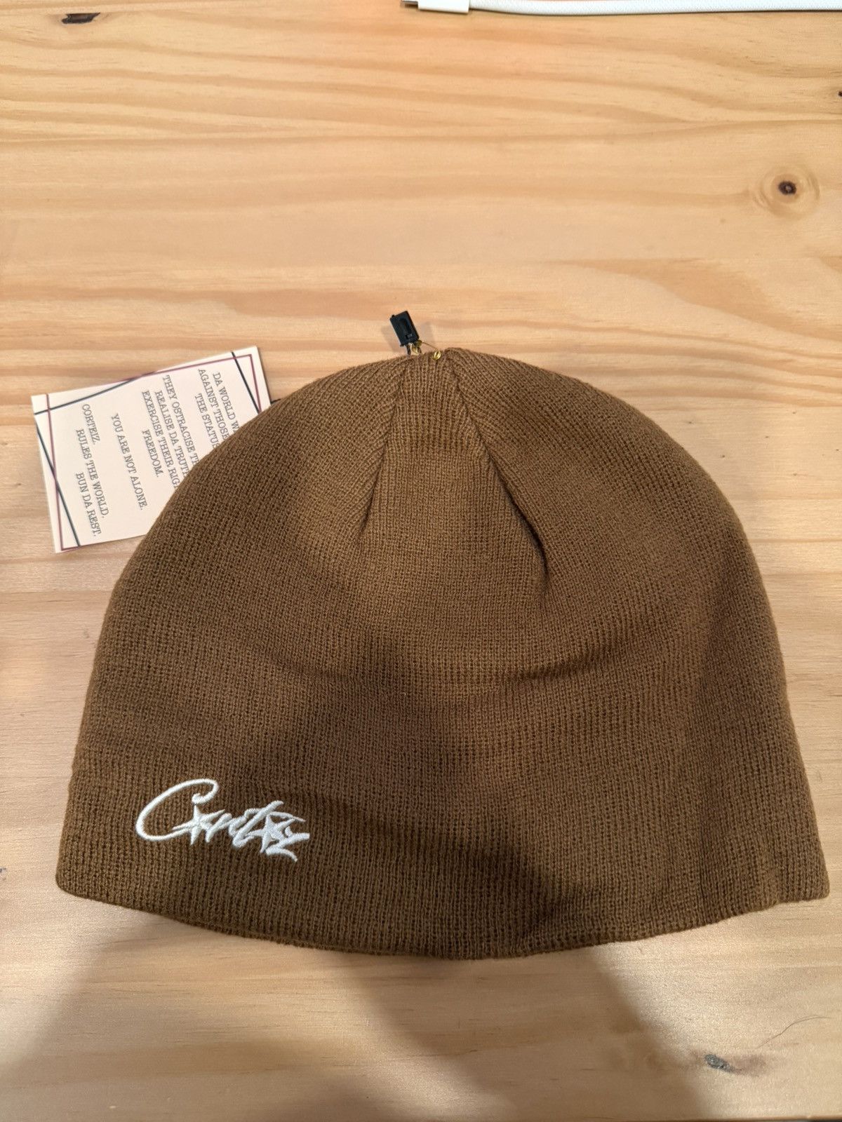 Corteiz Corteiz All Starz Beanie Brown *No Flap* Size ONE SIZE - 1 Thumbnail