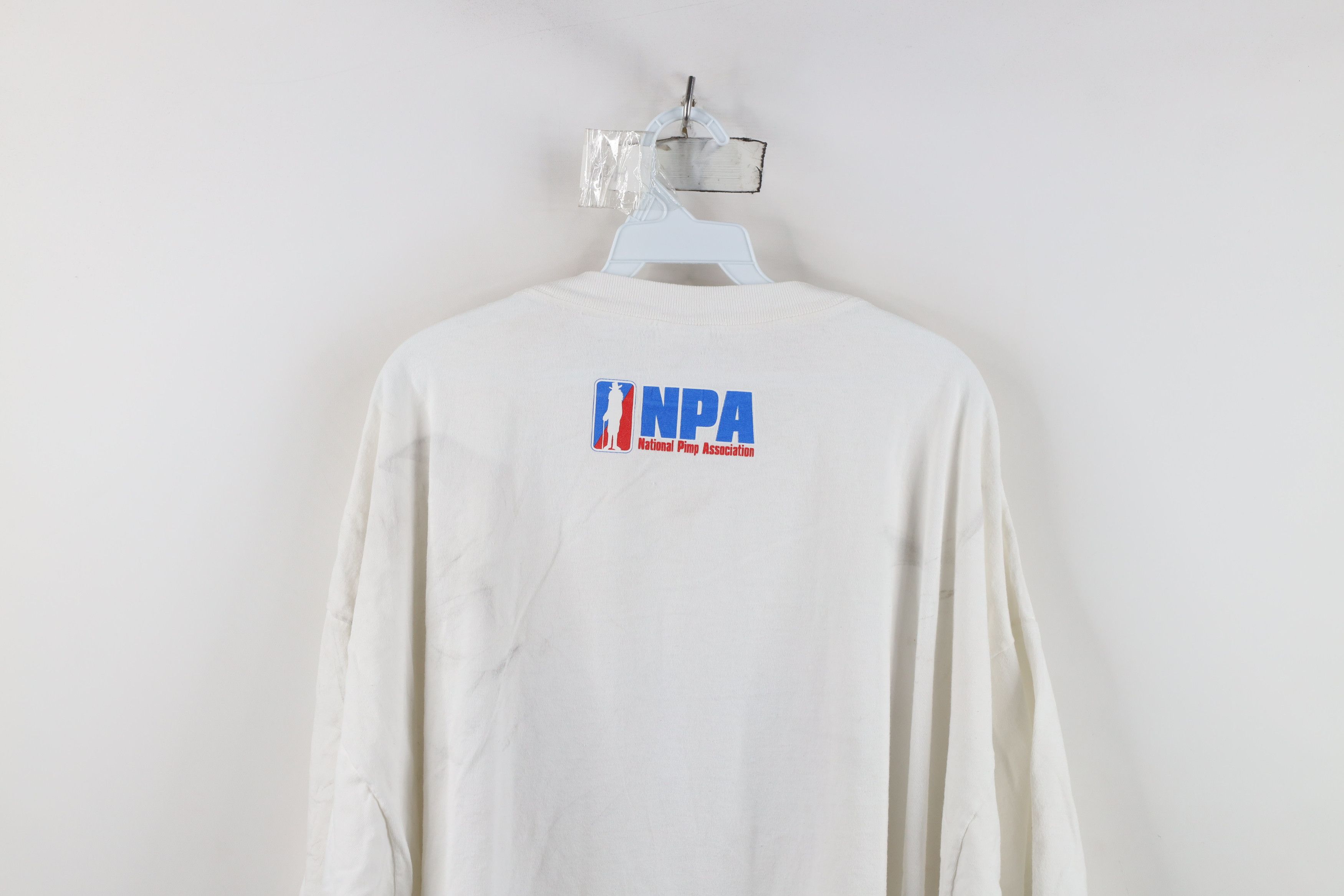 Vintage Vintage NPA National Pimp Association Short Sleeve T-Shirt Size US XXL / EU 58 / 5 - 12 Thumbnail