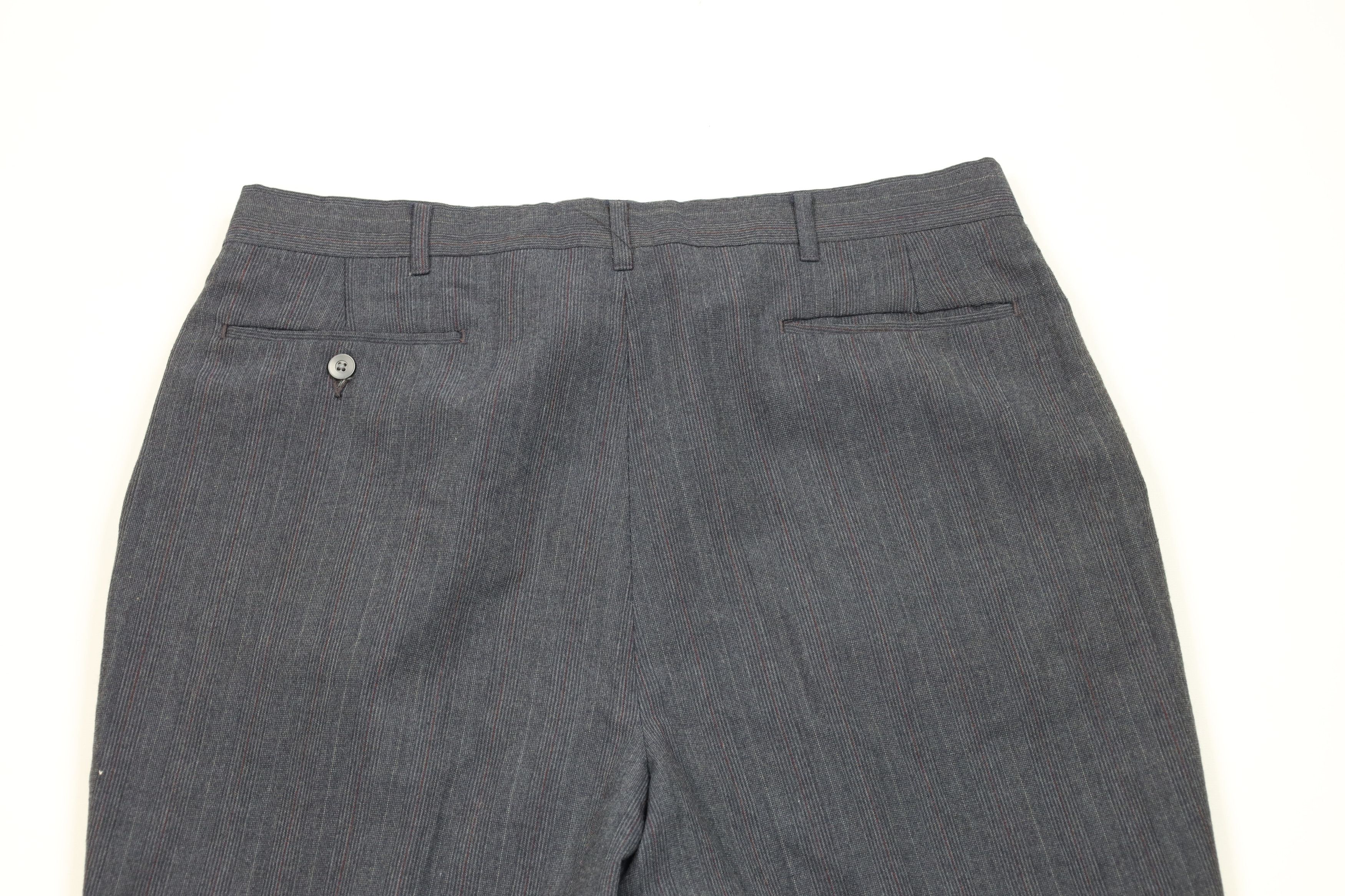 Vintage Vintage 70s Streetwear Pleated Wide Leg Chino Pants Size US 36 / EU 52 - 11 Thumbnail