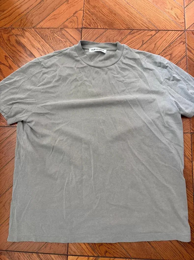 Our Legacy Our Legacy Distressed Short-Sleeve Underlayer Size US S / EU 44-46 / 1 - 1 Thumbnail