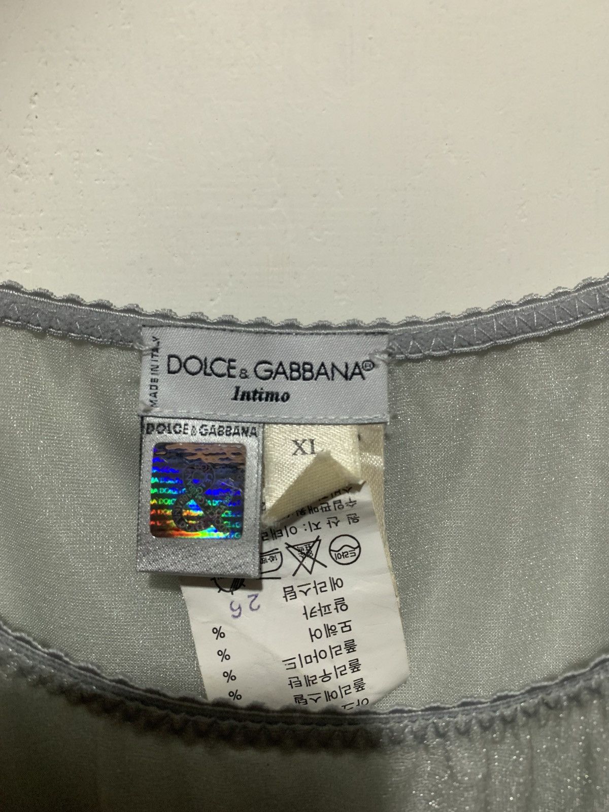 Dolce & Gabbana Dolce and Gabbana Intimo Tank Top Size US XL / EU 56 / 4 - 7 Thumbnail