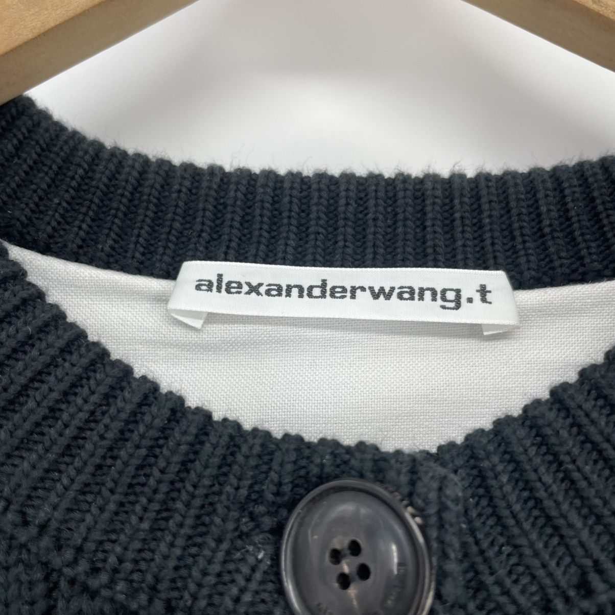 T by Alexander Wang T by Alexander Wang Bi Layer Cable Knit Cardigan Size XS / US 0-2 / IT 36-38 - 4 Thumbnail