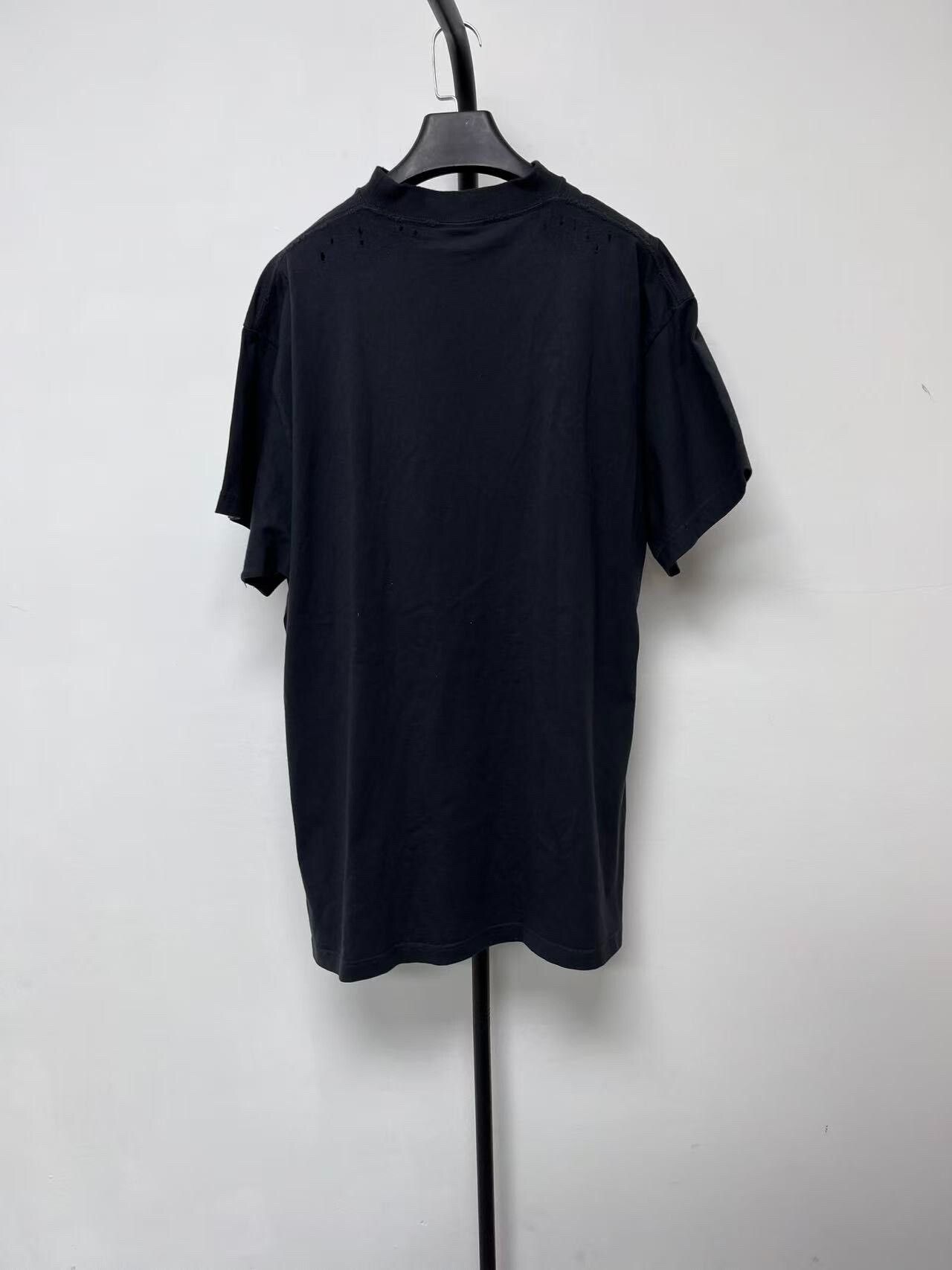 Balenciaga Balenciaga Letter Print Short Sleeve T-Shirt Size US M / EU 48-50 / 2 - 2 Thumbnail