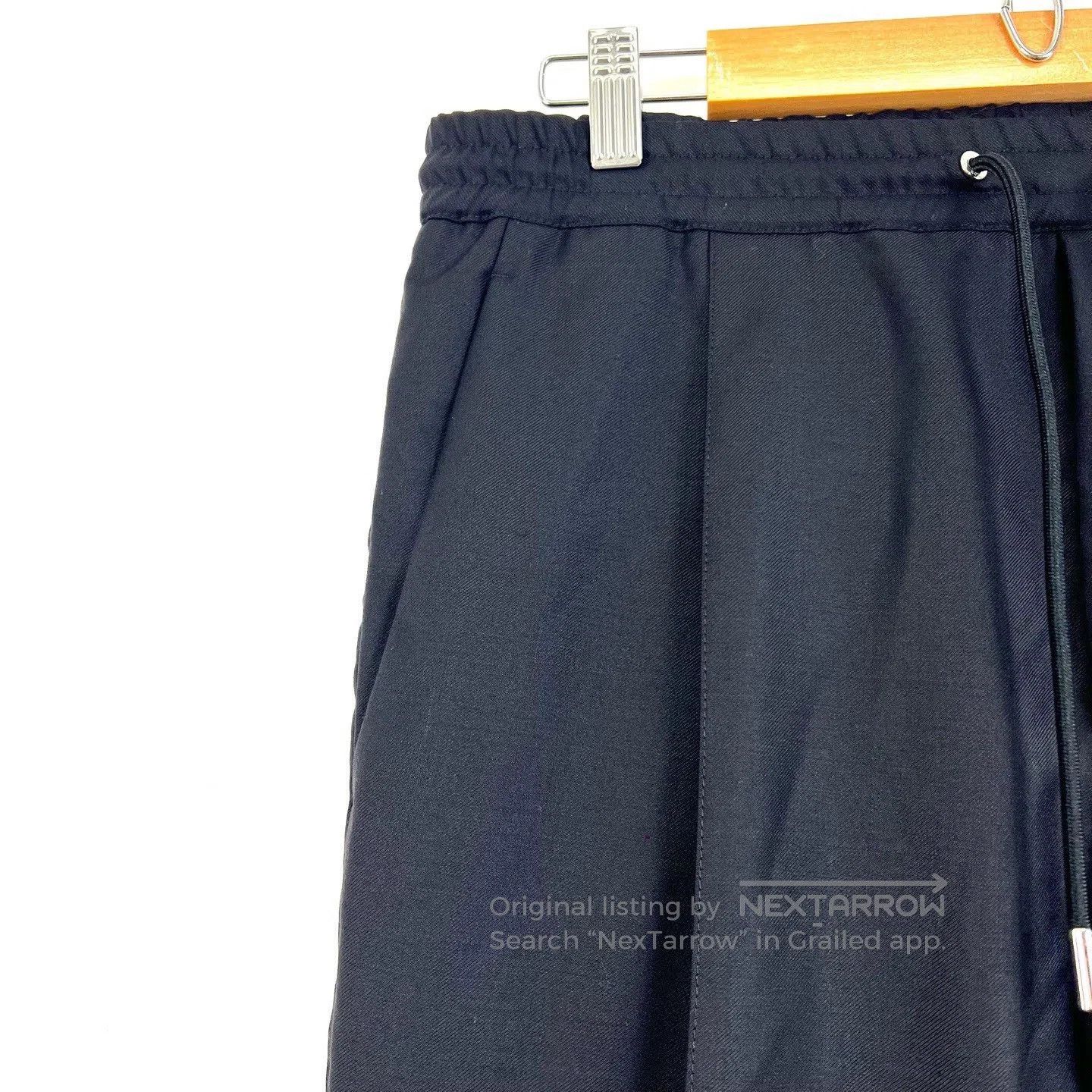Dior Dior Black Drawstring Mid-Rise Knit Joggers. Size US 30 / EU 46 - 4 Thumbnail