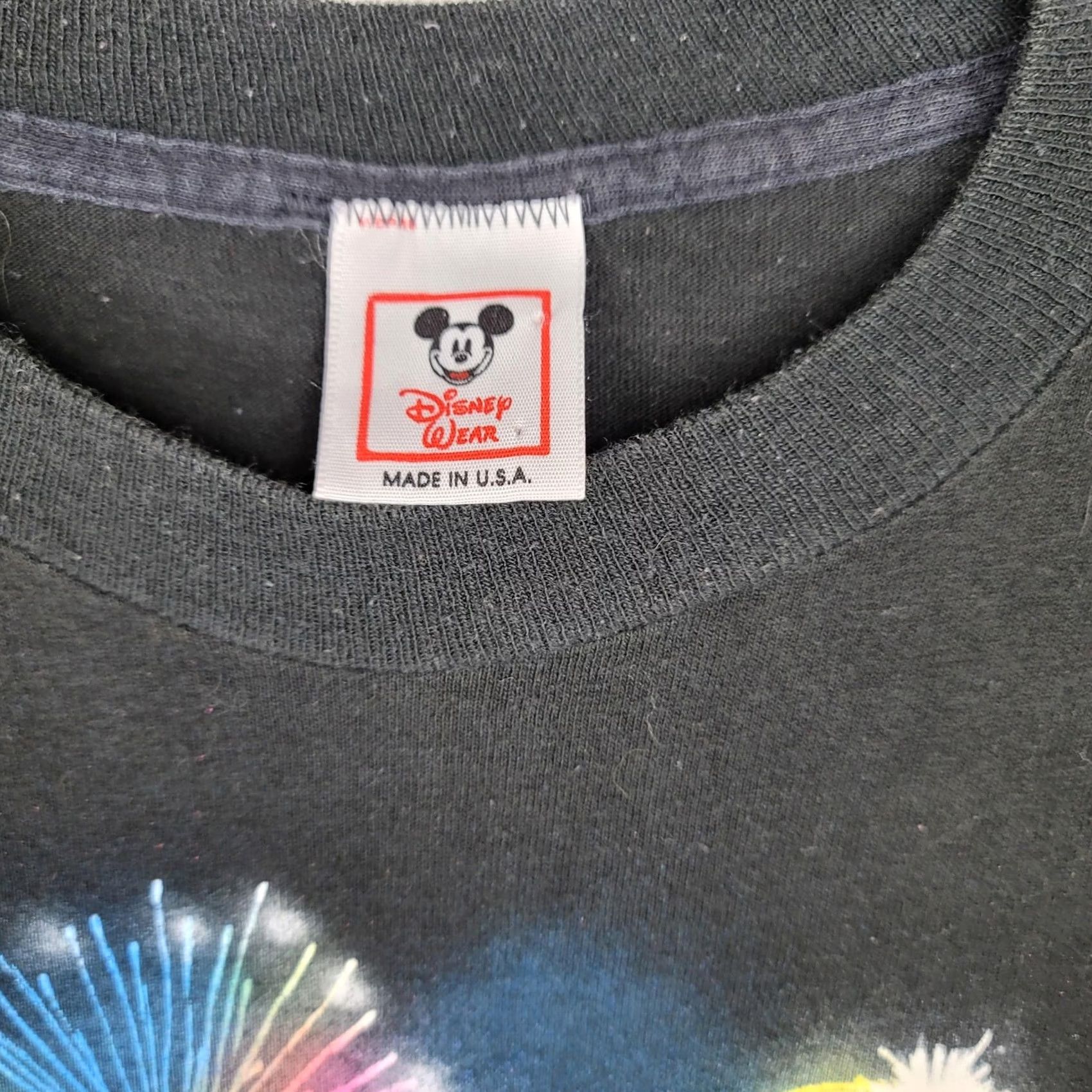 Disney VINTAGE Disney Tinker Bell Shirt Mens L Black Castle Fireworks Graphic 90s Size US L / EU 52-54 / 3 - 5 Thumbnail