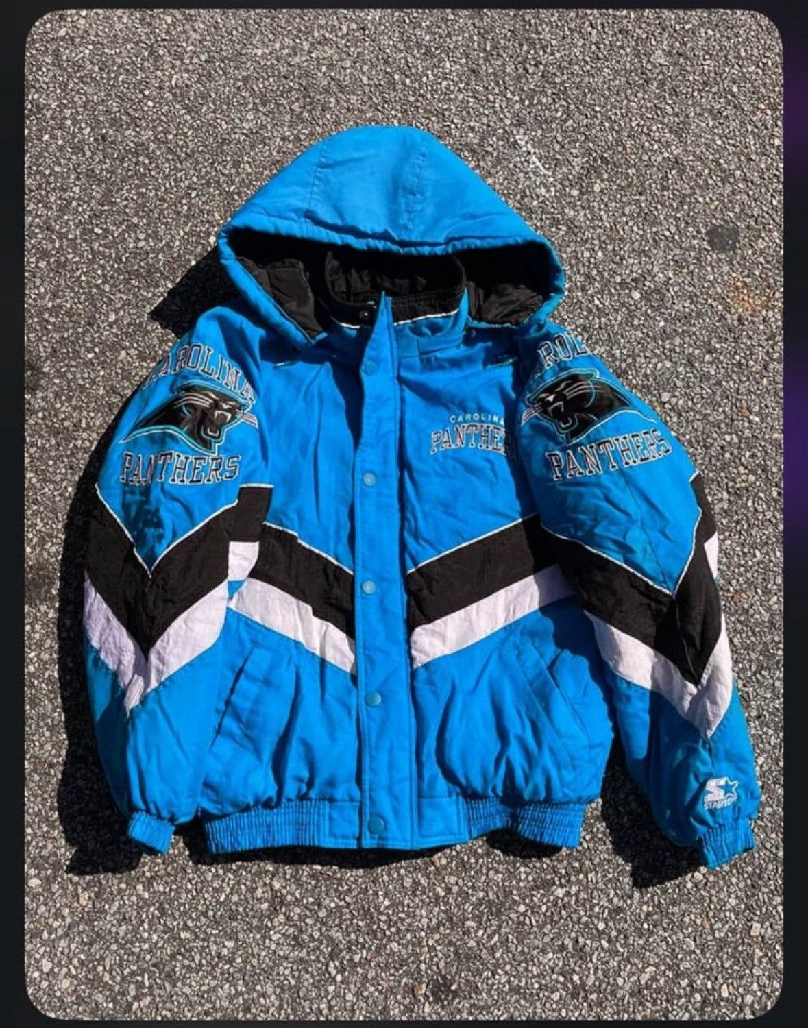 Starter Vintage Starter 90s NFL Carolina Panthers Jacket Small Size US S / EU 44-46 / 1 - 1 Thumbnail
