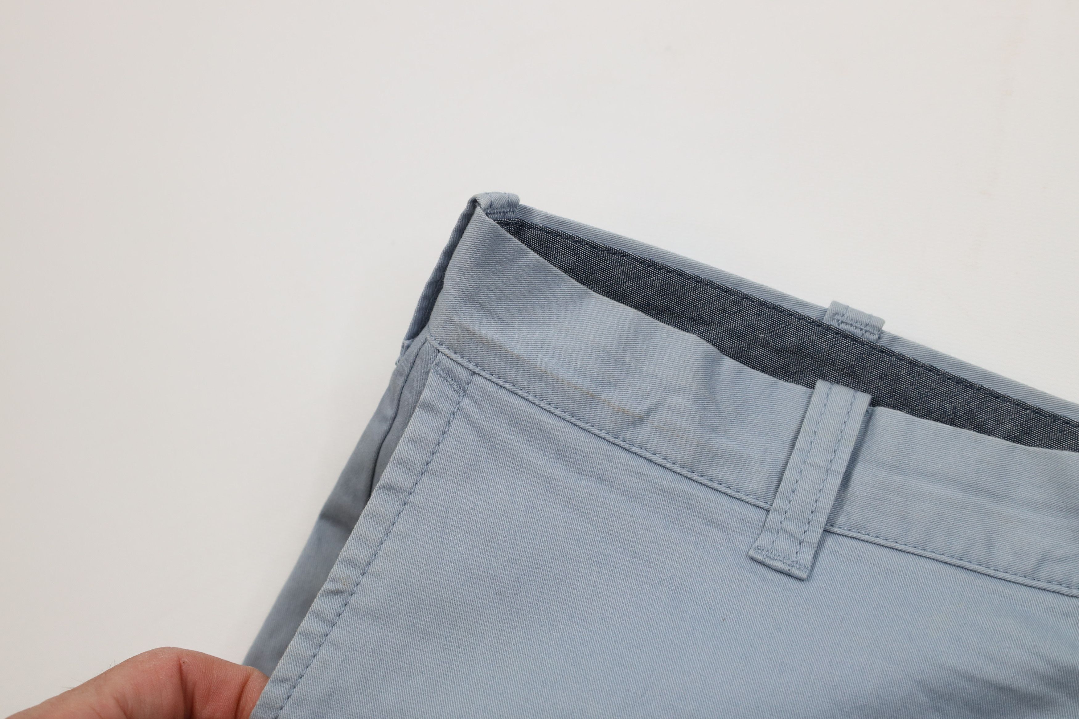 J.Crew J Crew Flex Above Knee Golf Golfing Chino Shorts Light Blue Size US 32 / EU 48 - 6 Thumbnail