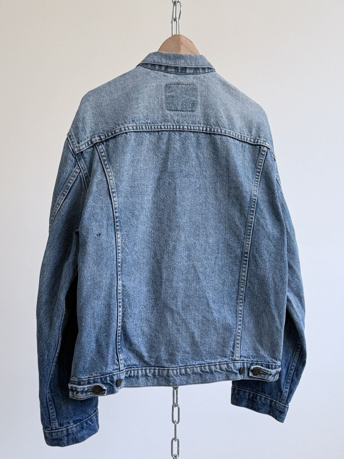 Levi's Vintage 80s Levi’s Orange Tab Washed Denim Jacket Size US L / EU 52-54 / 3 - 10 Thumbnail