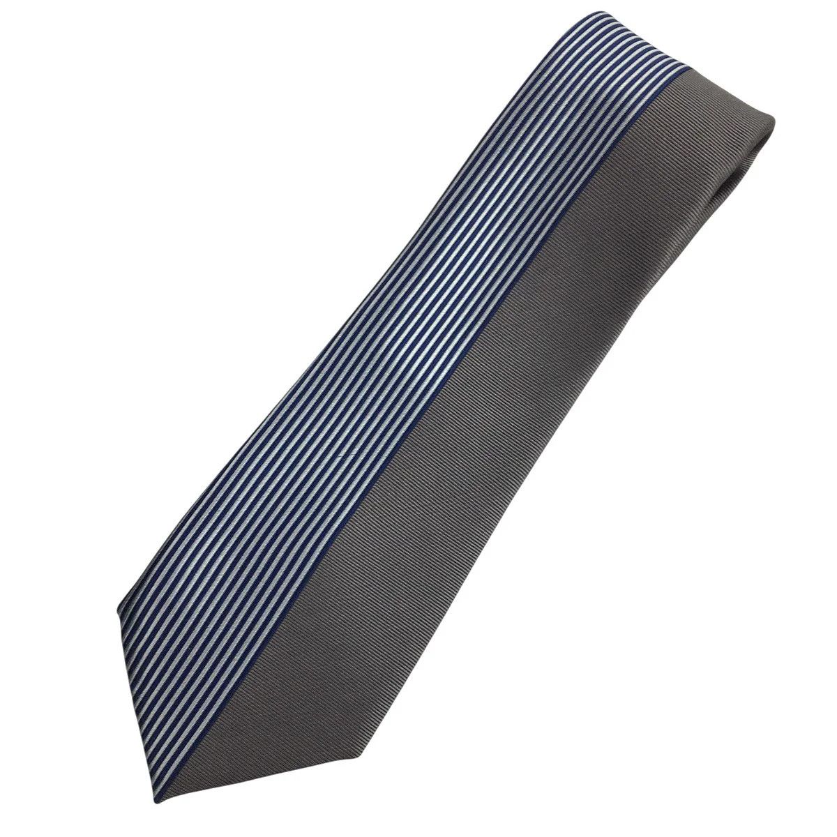 Yohji Yamamoto Yohji Yamamoto pour homme/Silk Striped Tie Size ONE SIZE - 1 Thumbnail