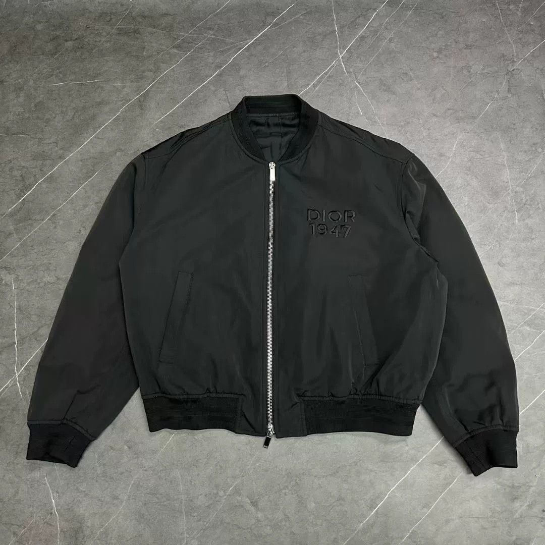 Dior 1947 Embroidered Logo Pilot Jacket
