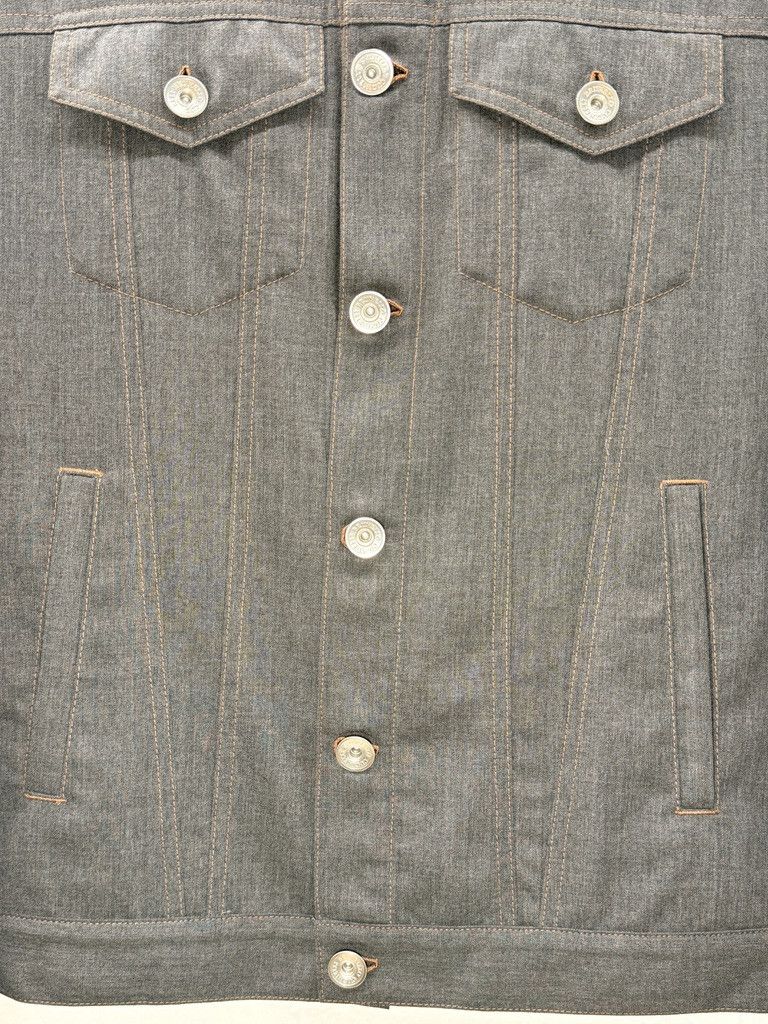 Brunello Cucinelli BRUNELLO CUCINELLI Wool Denim Bomber Grey Jacket Size US M / EU 48-50 / 2 - 5 Thumbnail