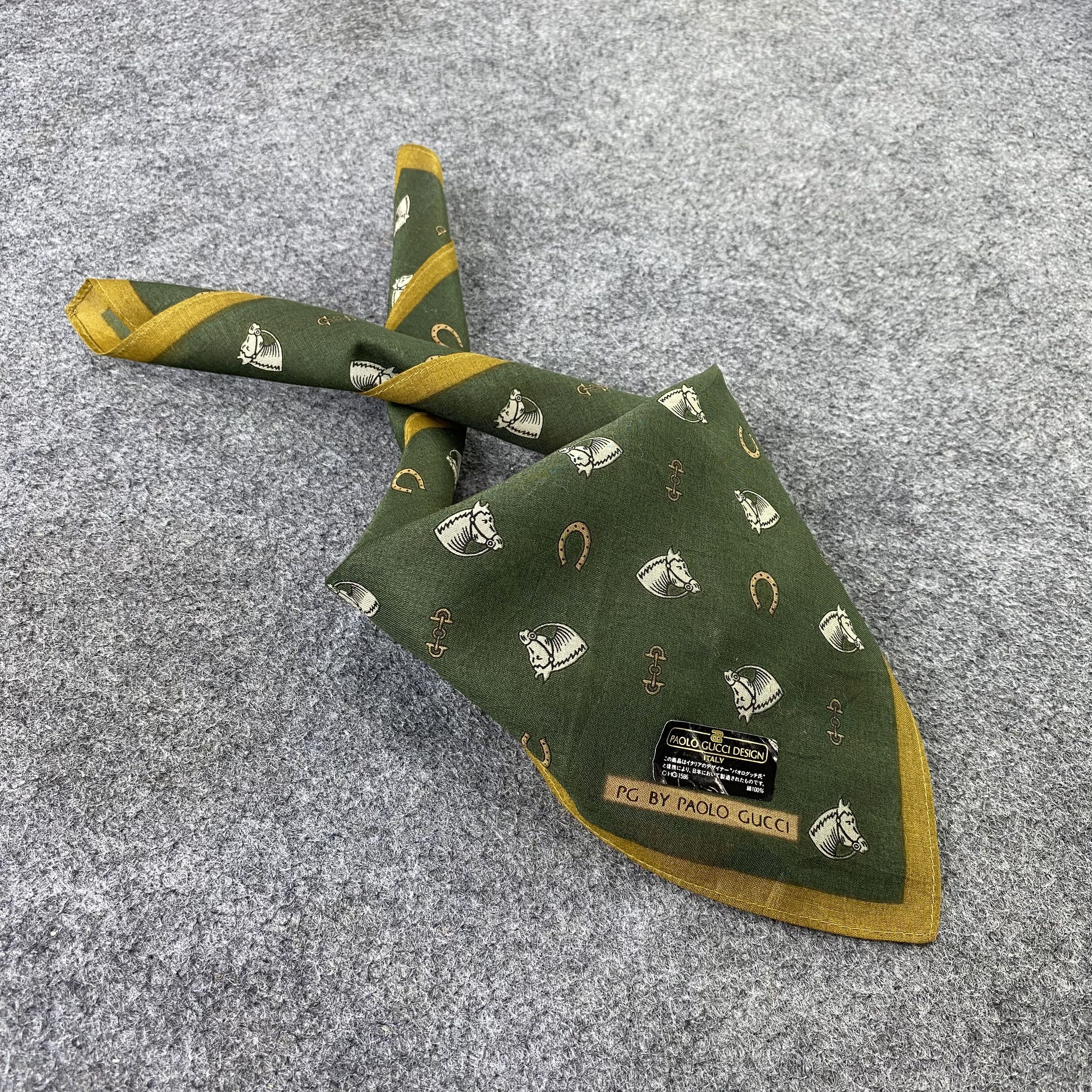 Paolo Gucci Paolo Gucci Handkerchief / Bandana / Neckerchief-B926 Size ONE SIZE - 1 Thumbnail