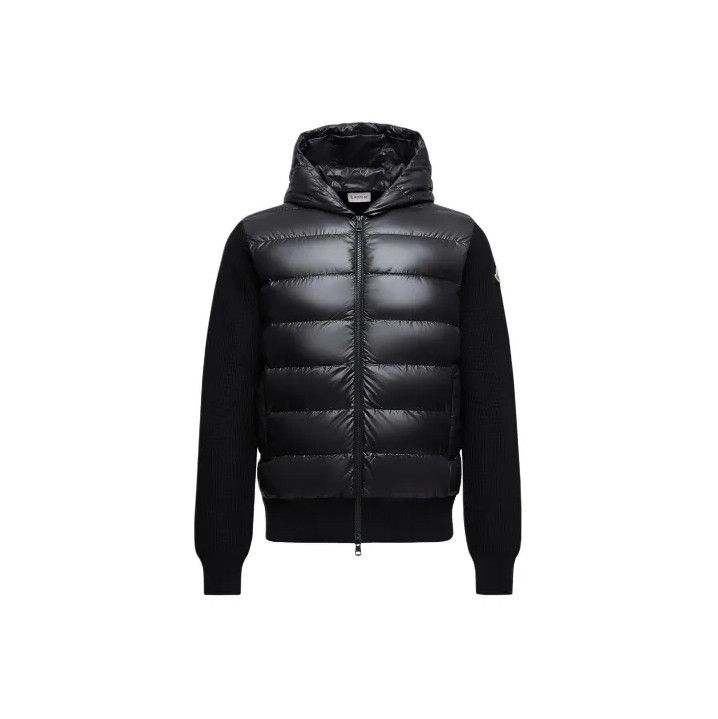 Moncler Moncler Padded Hooded Long Sleeve Zip Cardigan Size US L / EU 52-54 / 3 - 1 Thumbnail