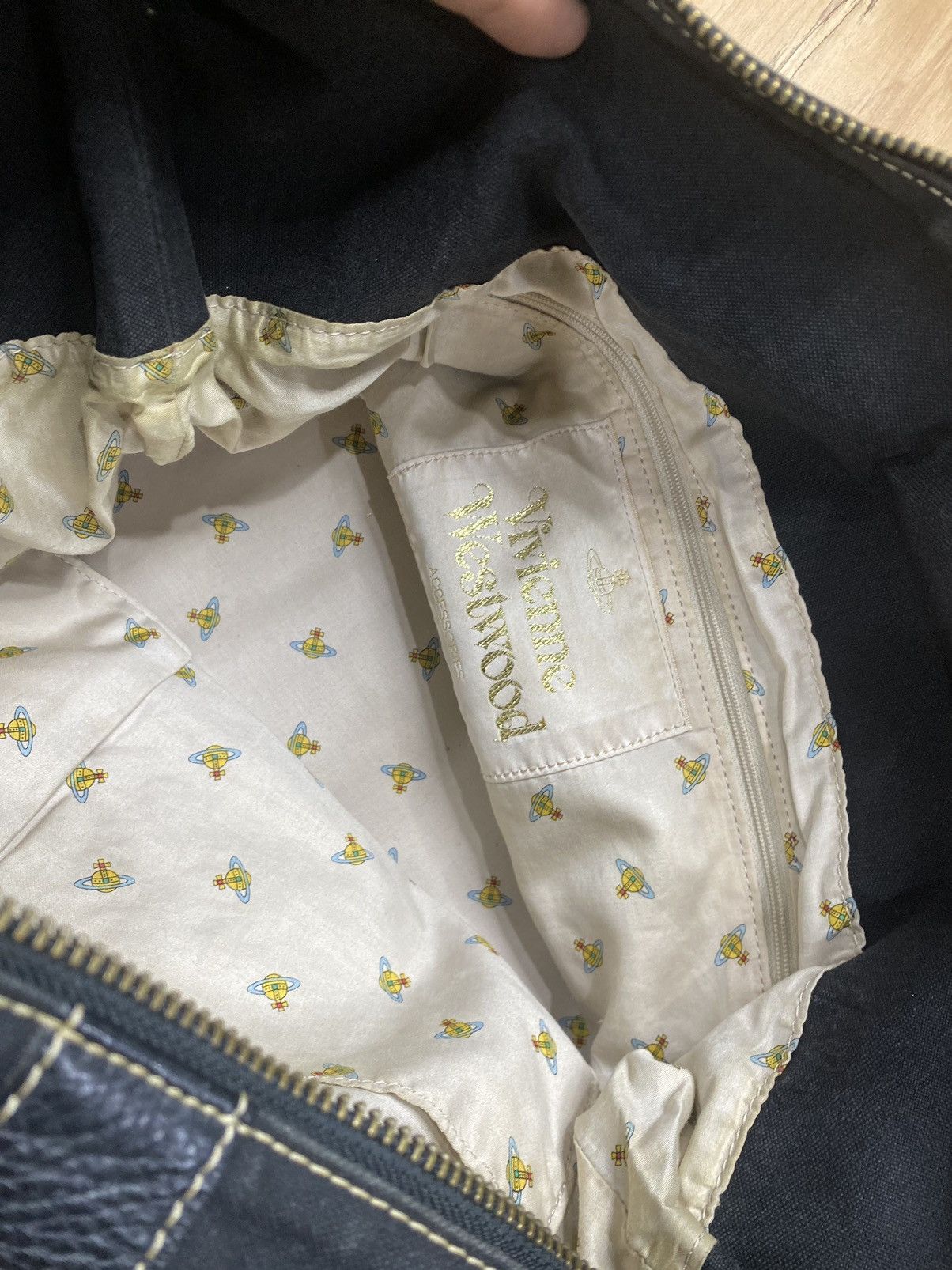 Vivienne Westwood Vivienne Westwood canvas leather tote bag Size ONE SIZE - 14 Thumbnail