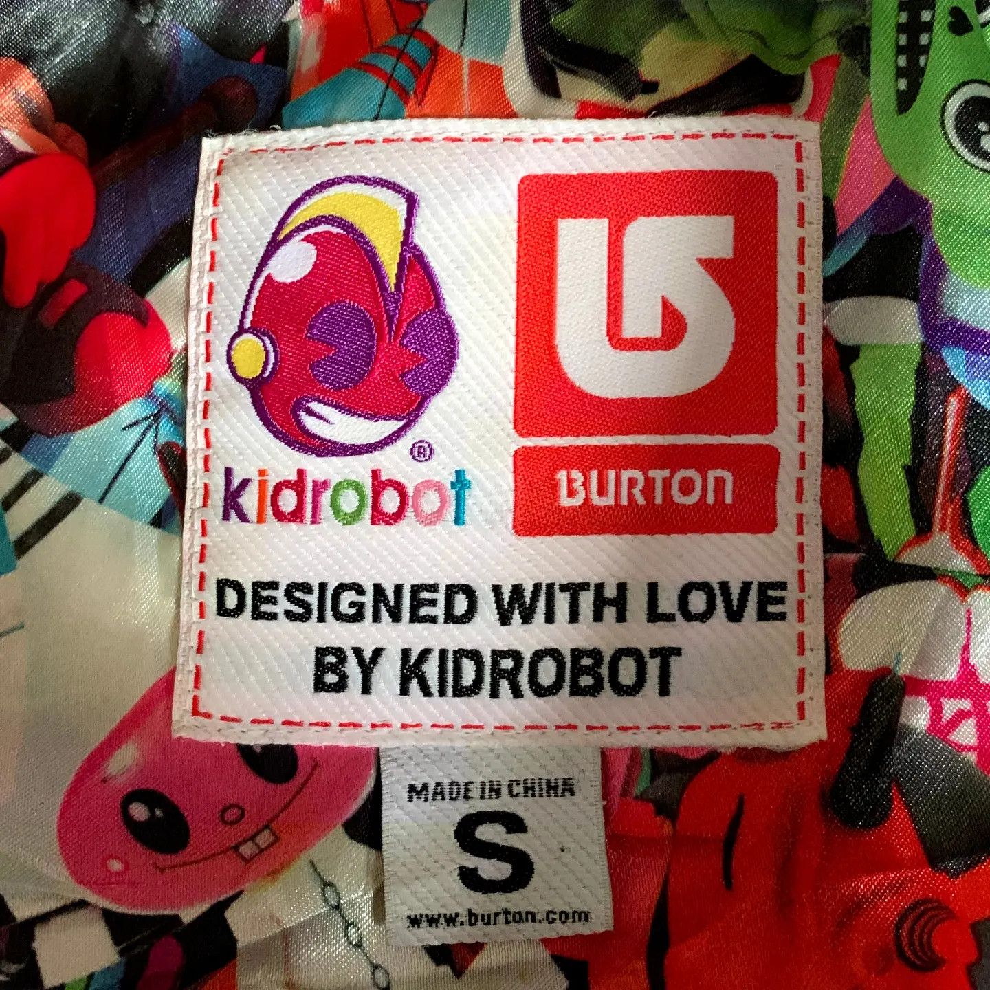 Burton KIDROBOT X BURTON Snowboard Jacket Size US S / EU 44-46 / 1 - 3 Thumbnail