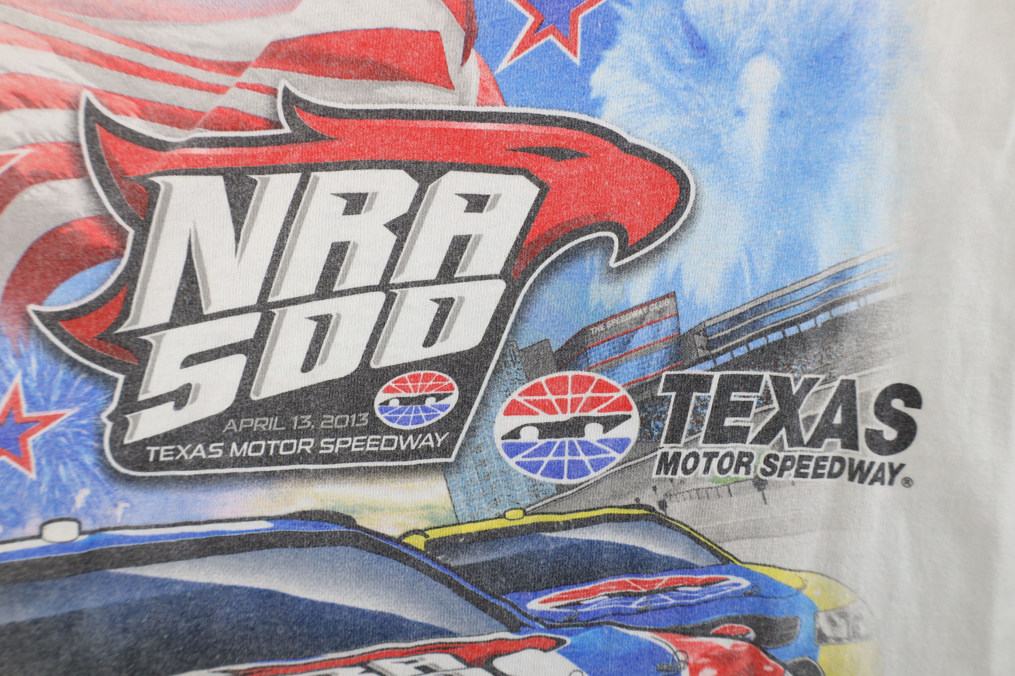 Vintage Vintage Y2K NASCAR Motor Speedway Racing T-Shirt White USA Size US XXL / EU 58 / 5 - 5 Thumbnail