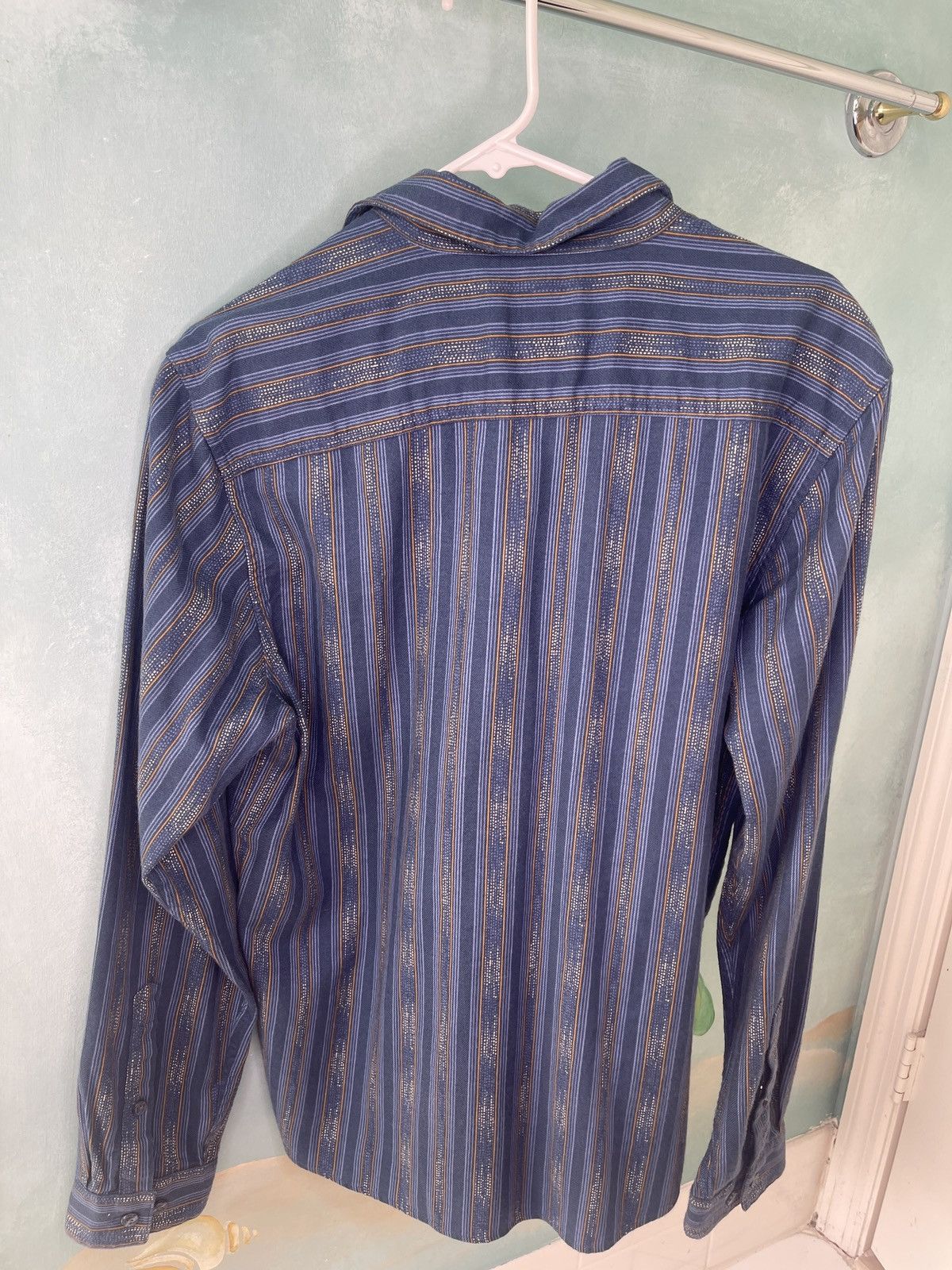 Patagonia Patagonia Men's Blue Patterned Button Down Shirt Size US M / EU 48-50 / 2 - 4 Thumbnail