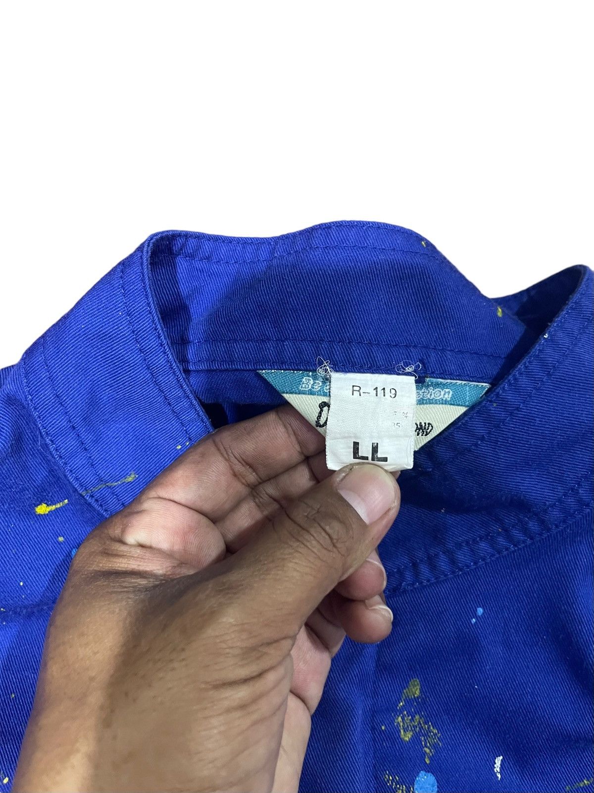 Vintage Vintage Double Diamond Paints Overall Worker Size US 37 - 11 Thumbnail