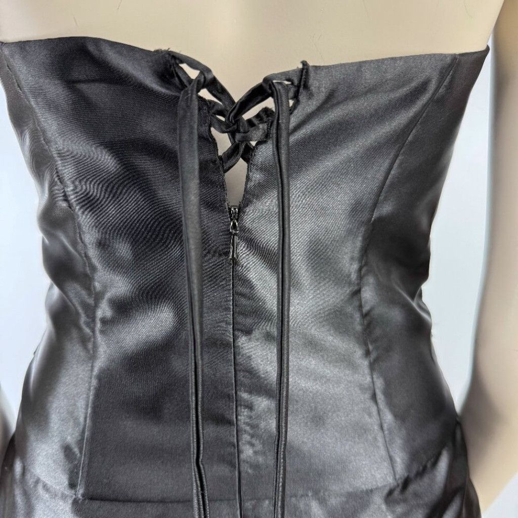 Jessica McClintock JESSICA MCCLINTOCK GUNNE SAX Puffy Waist Mini Black Dress 5 Size M / US 6-8 / IT 42-44 - 6 Thumbnail