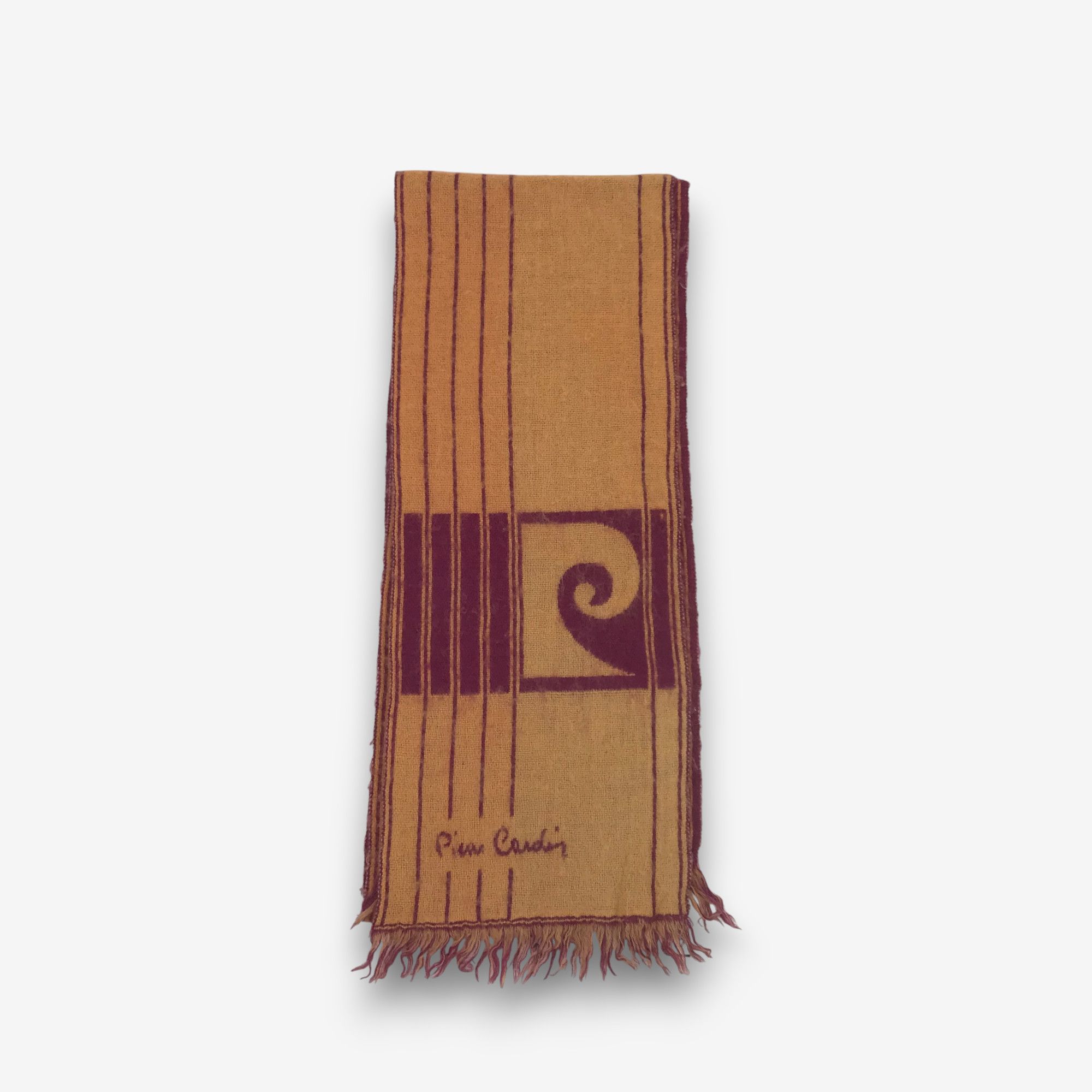 Pierre Cardin Vintage Pierre Cardin Scarf Winter Muffler Wool Scarves Size ONE SIZE - 2 Thumbnail