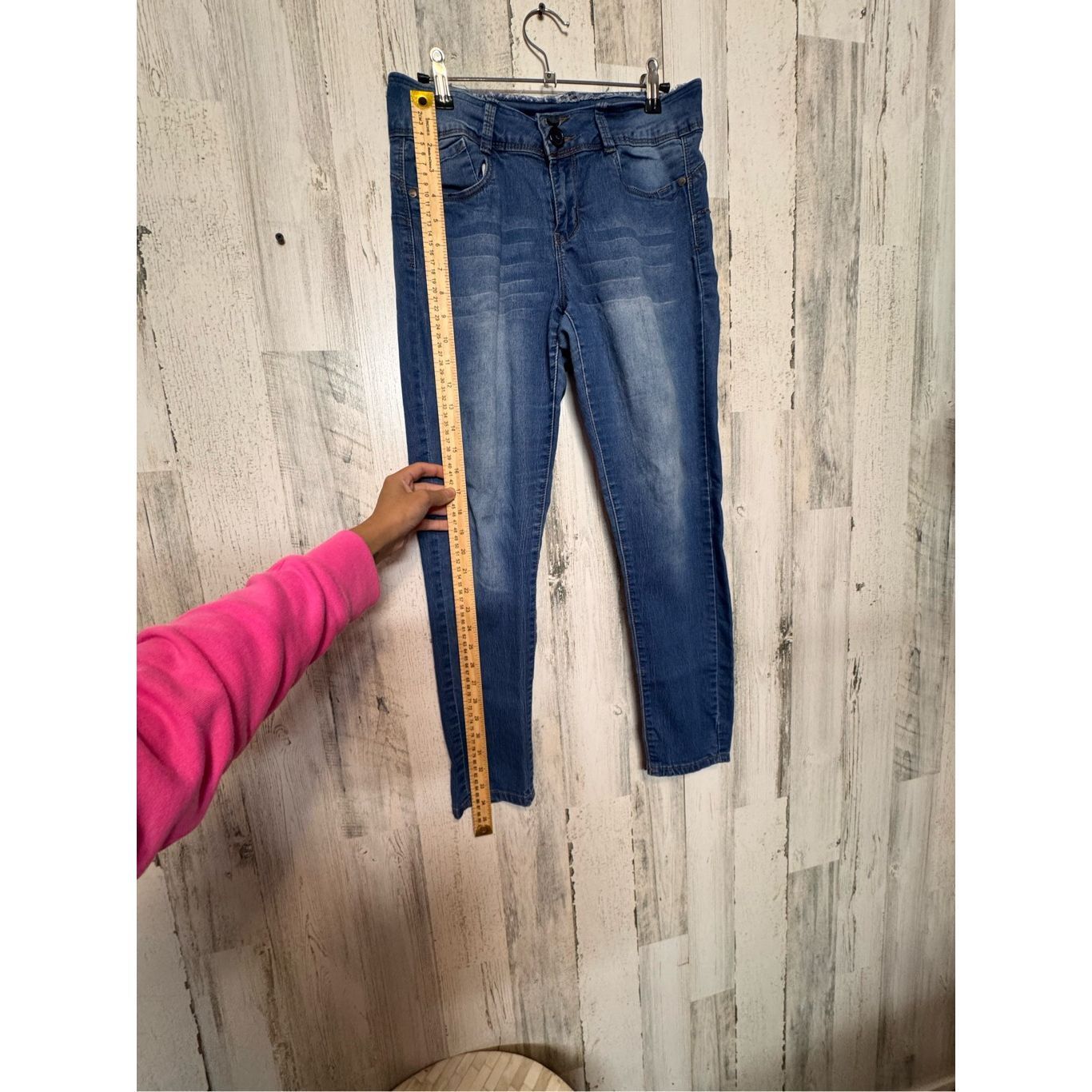 Other Women’s Blue Skinny Jeans – Stretch Denim, Mid-Rise, Size ~M Size 32" / US 10 / IT 46 - 7 Thumbnail