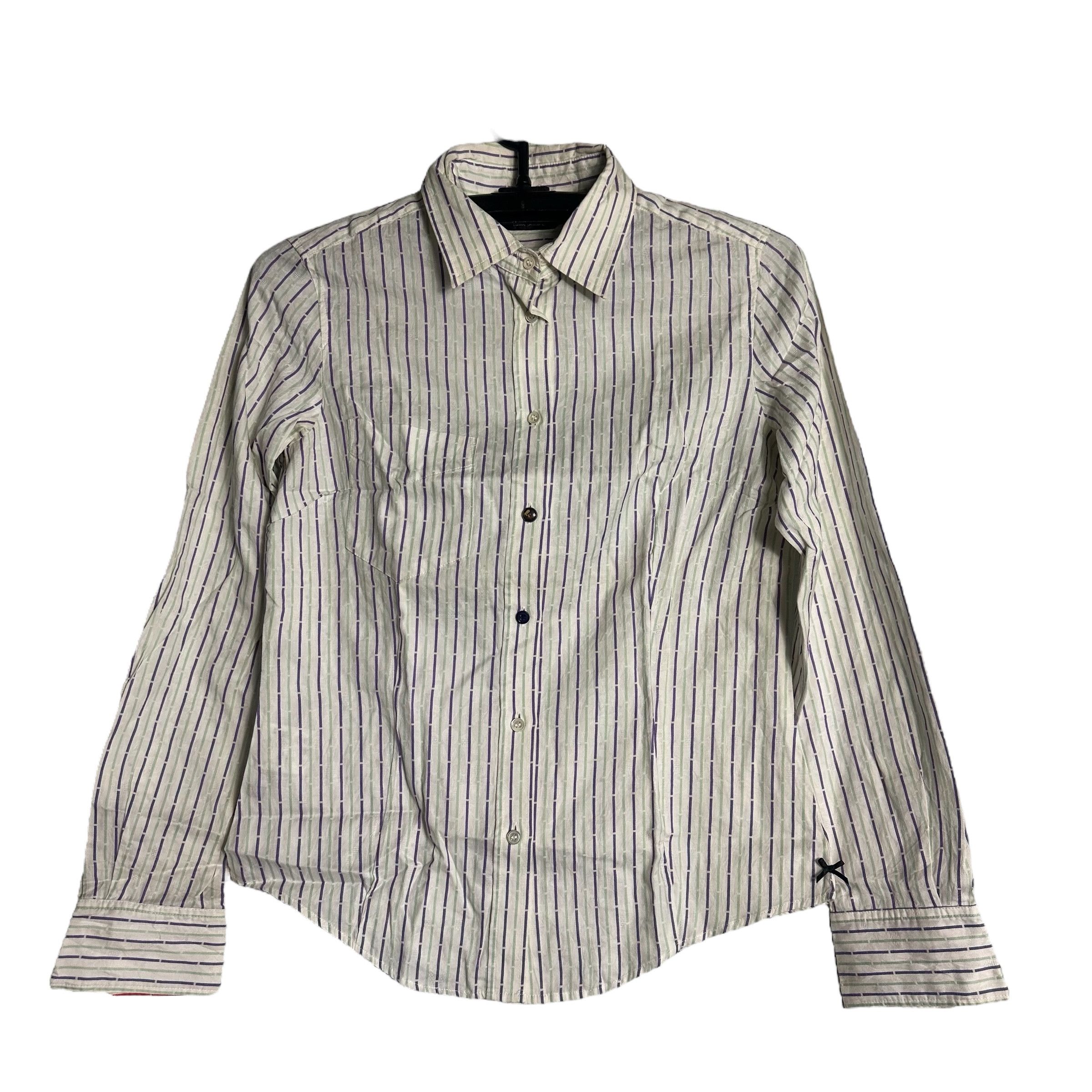Paul Smith 🔥RARE🔥Paul Smith Black Label Stripes Button Up Shirt Size S / US 4 / IT 40 - 1 Thumbnail