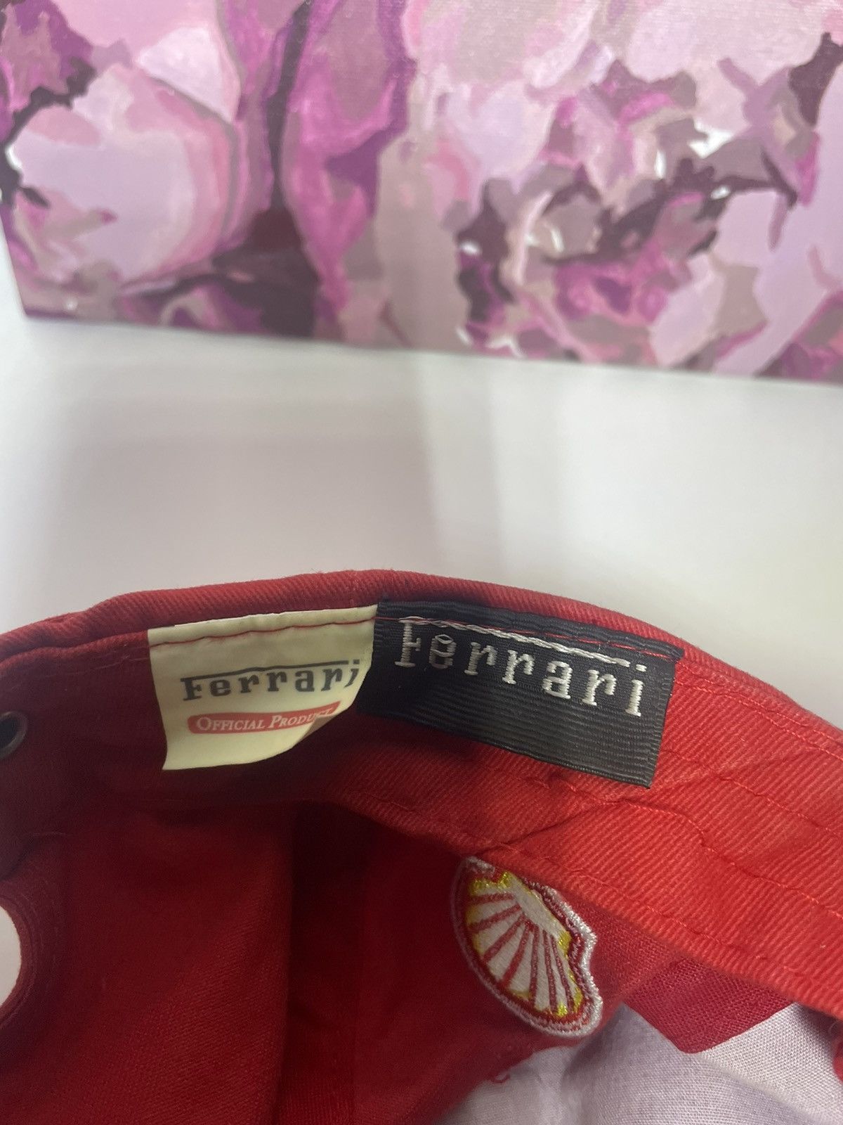 Ferrari × Vintage Vintage Ferrari 00’s Schell Helix Racing Y2K Hat Cap F1 Size ONE SIZE - 6 Thumbnail