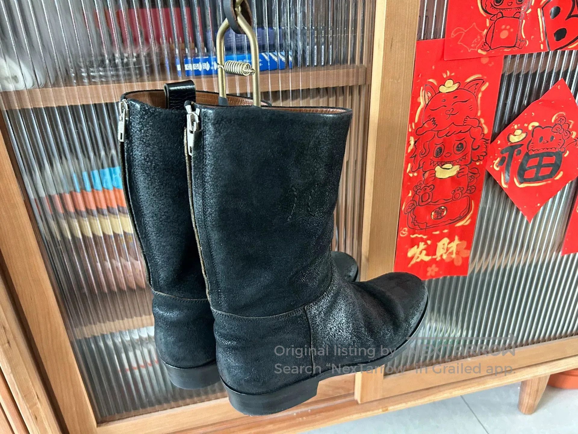 Old Joe oldjoe oil wax vintage leather boots. Size US 8 / EU 41 - 4 Thumbnail
