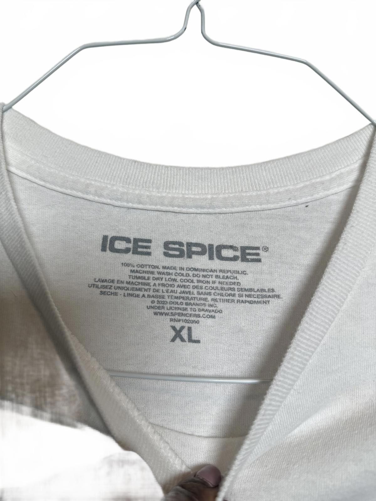 Other Ice Spice Graphic White and Pink Oversize Tour T-Shirt XL Size XL / US 12-14 / IT 48-50 - 3 Thumbnail