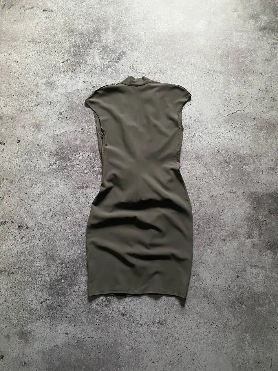 Helmut Lang HELMUT LANG V NECK DRAPED SHEAT SLEEVELESS PIXEL DRESS Size XS / US 0-2 / IT 36-38 - 3 Thumbnail
